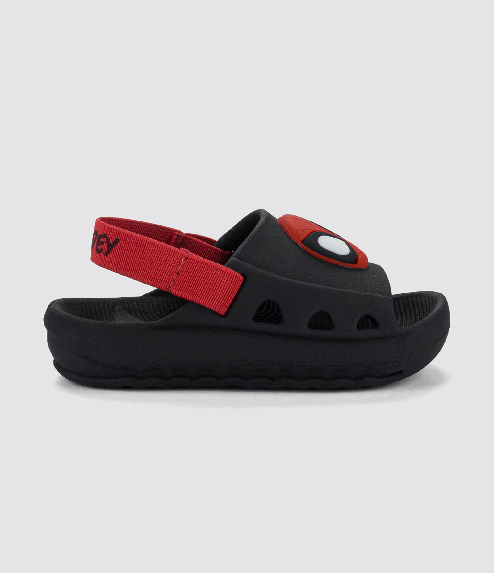 Chinelo Infantil com Patch do Homem Aranha - Tam 19 ao 24 Preto 2