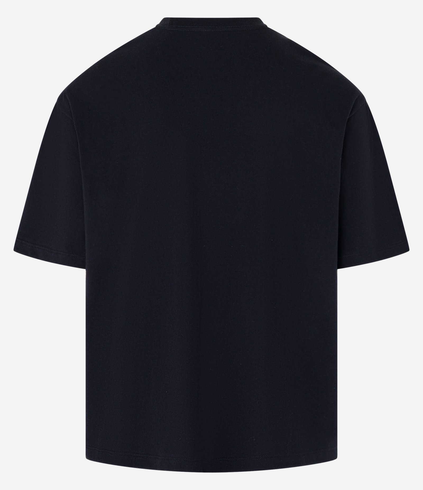 Camiseta Boxy em Algodão com Estampa Pug Preto 8