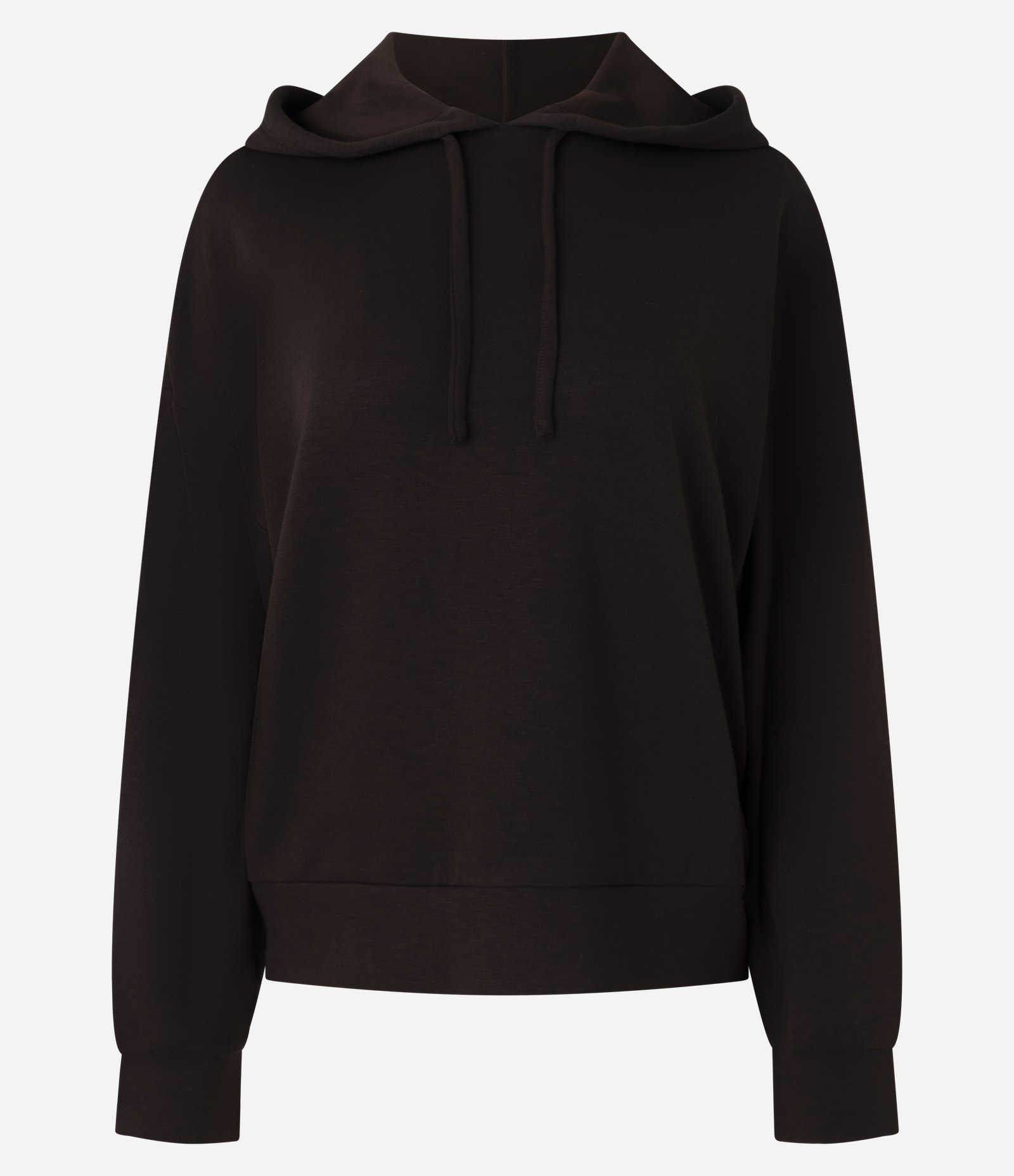 Blusão Oversized em Modal com Capuz Bordô 1