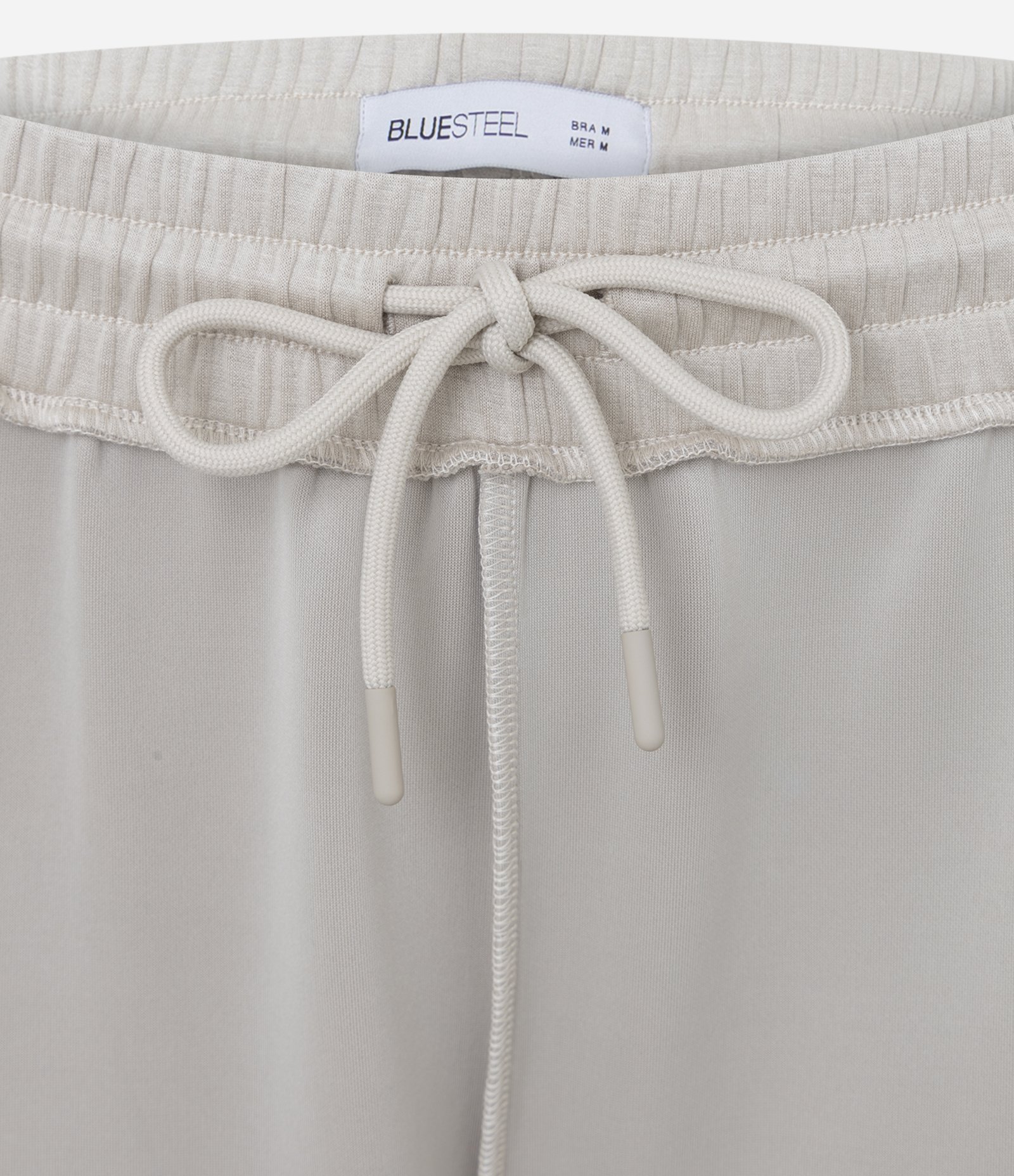 Calça Reta em Modal com Amarração Bege 5