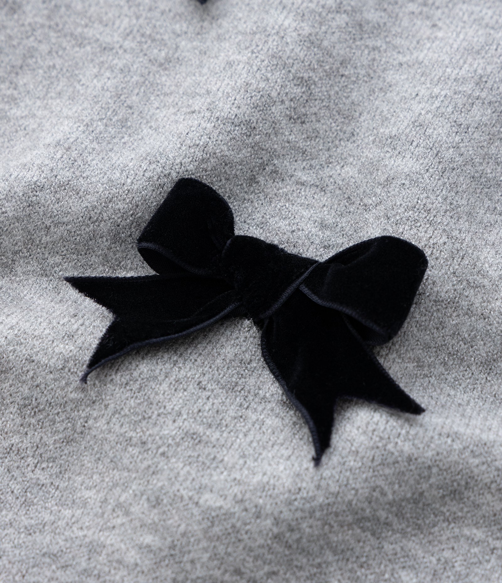 Suéter Infantil com Laços Aplicados – Tam 1 a 5/6 Cinza 5