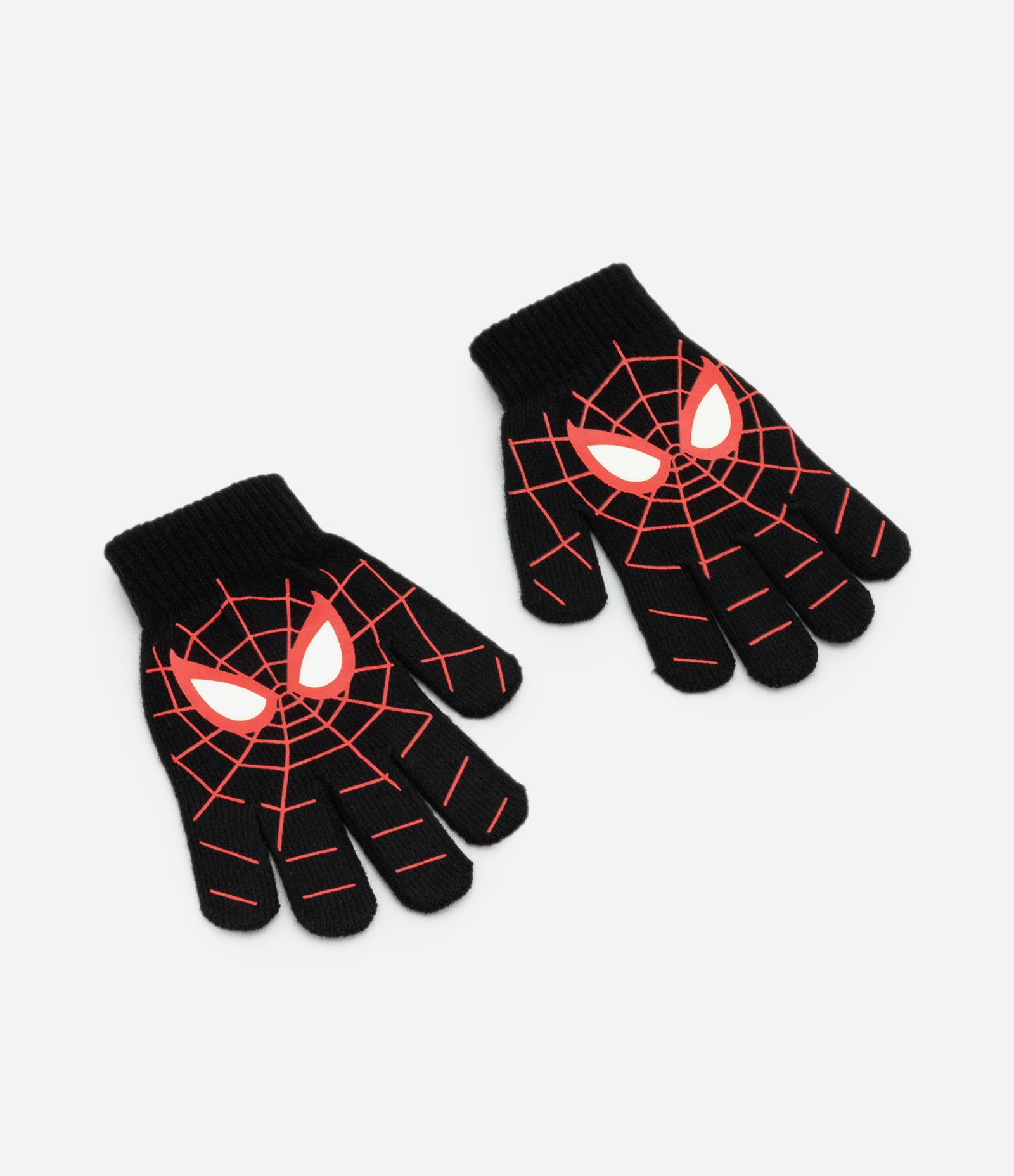 Luva Infantil em Tricô com Estampa Spider-Man – Tam 3/4 a 9/12 Preto 1