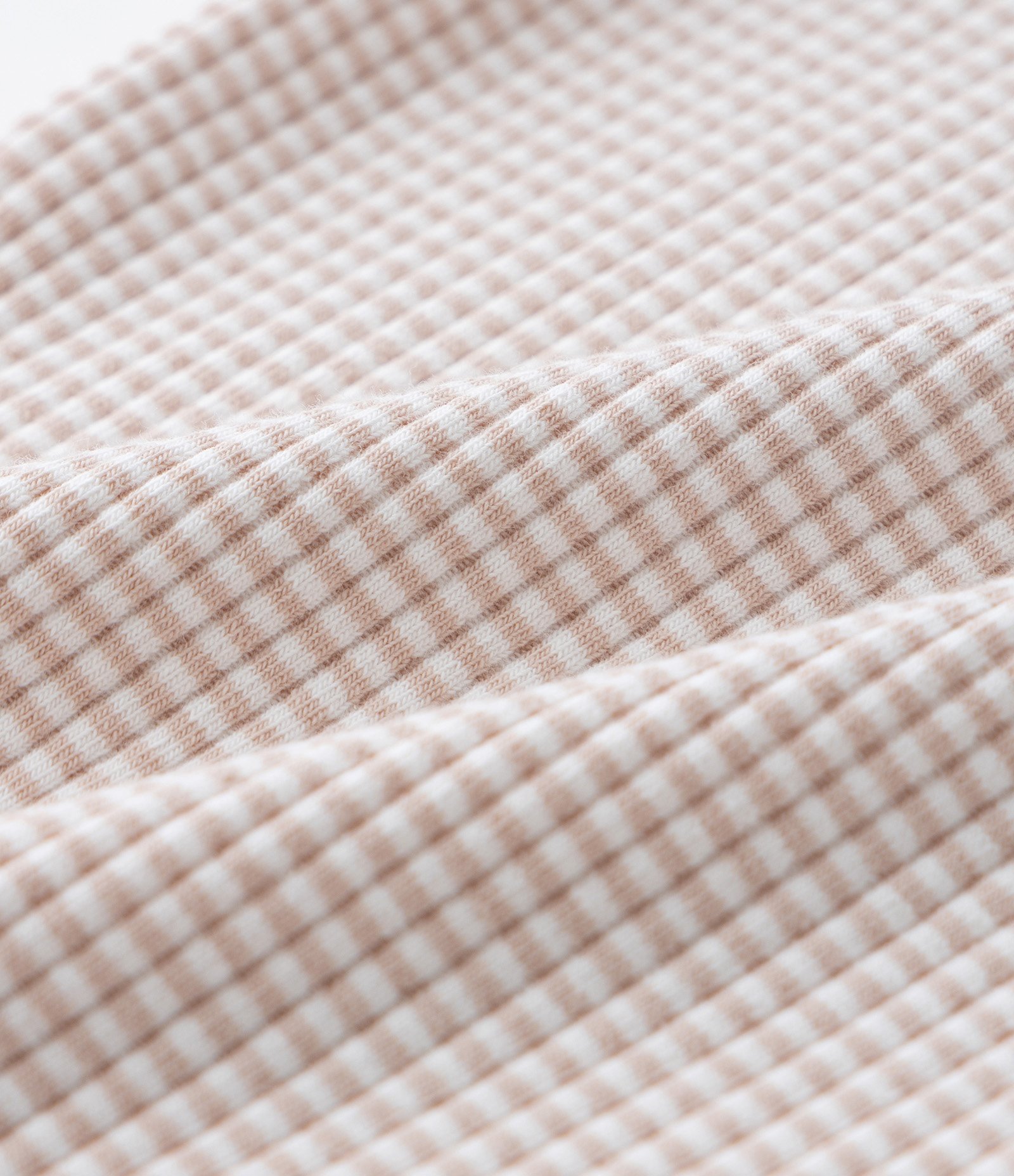 Body Infantil Canelado com Gola Americana – Tam RN a 18 Meses Bege Claro 4