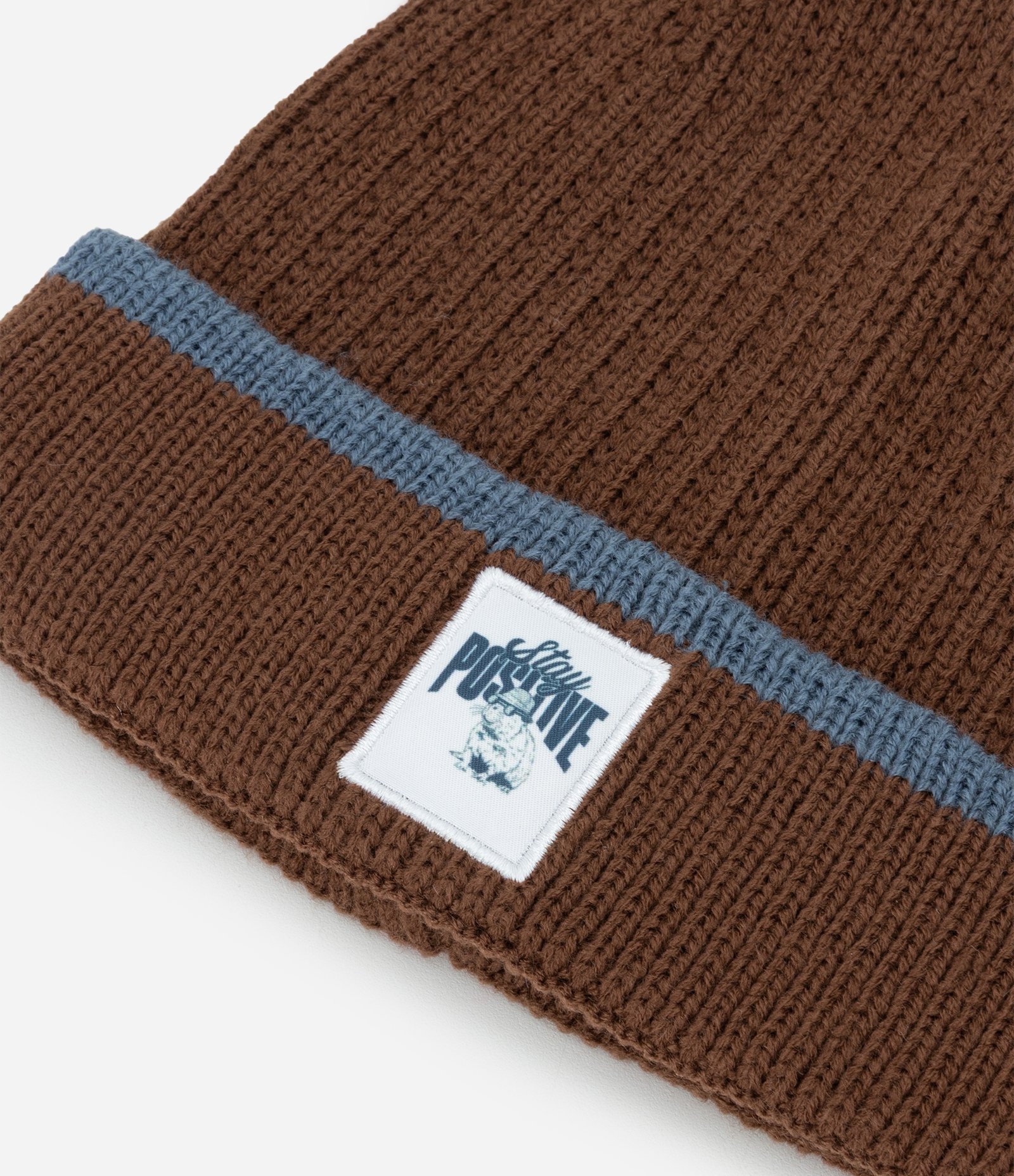 Gorro Infantil em Efeito Tricô Patchwork com Capivara – Tam Marrom 2
