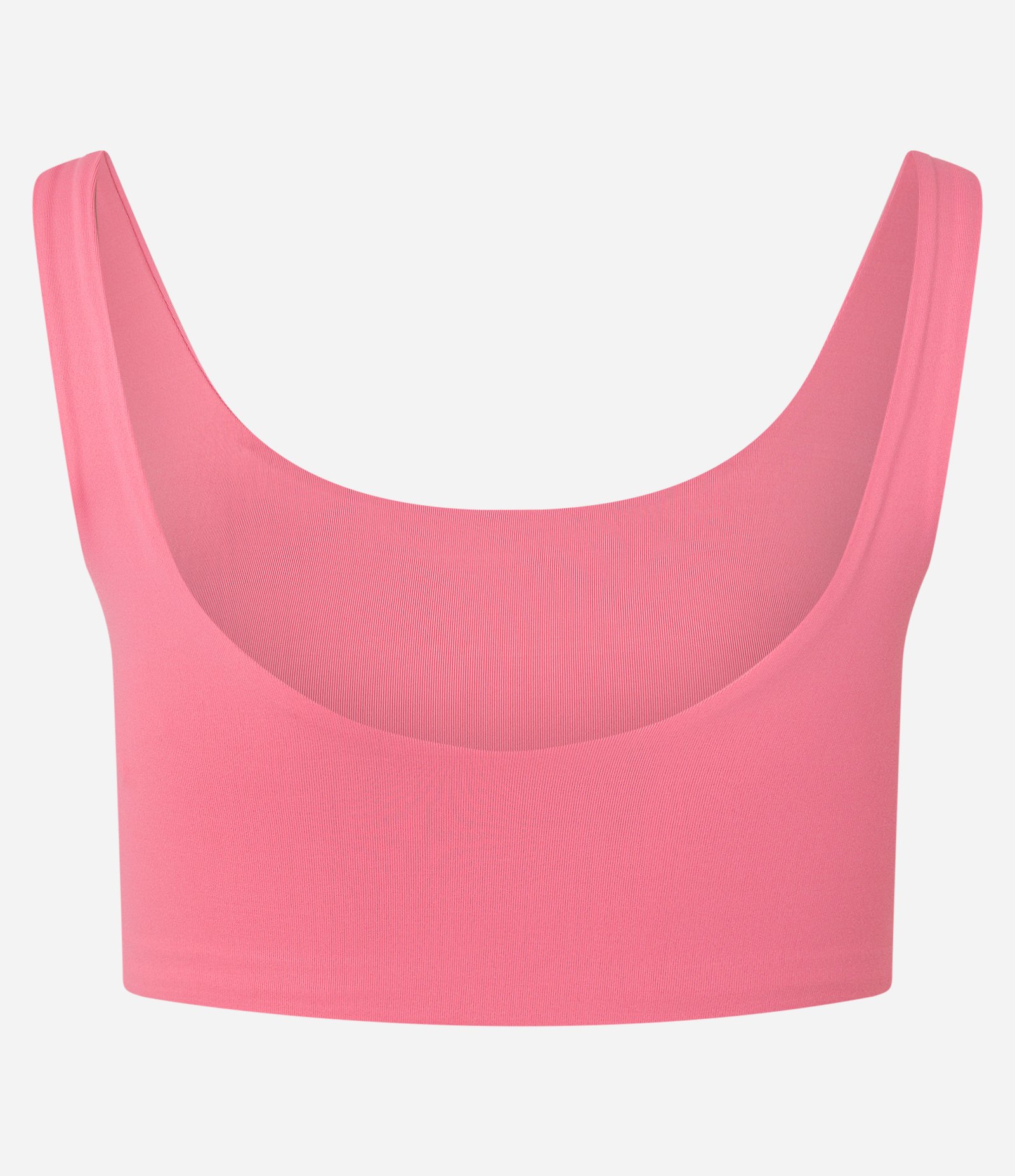 Top Esportivo em Poliamida com Decote Redondo e sem Bojo Rosa 2
