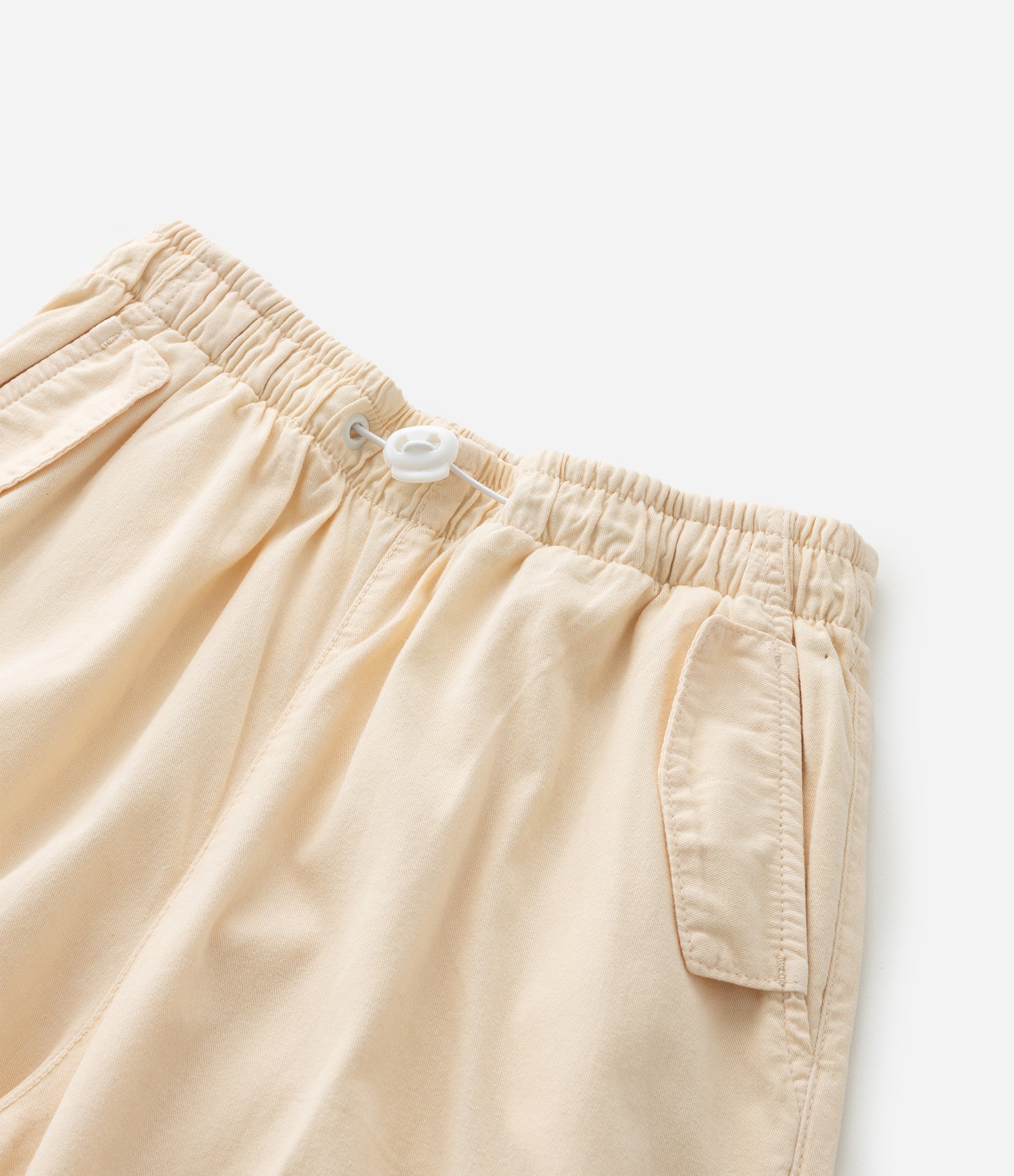 Calça Infantil Parachute em Tricoline com Bolso Cargo - Tam 5 a 14 Anos Bege 9