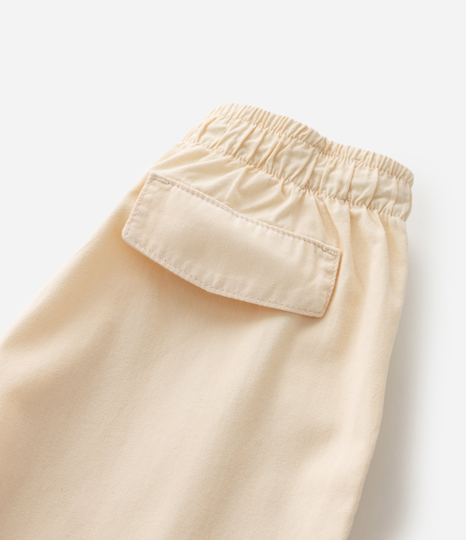 Calça Infantil Parachute em Tricoline com Bolso Cargo - Tam 5 a 14 Anos Bege 5