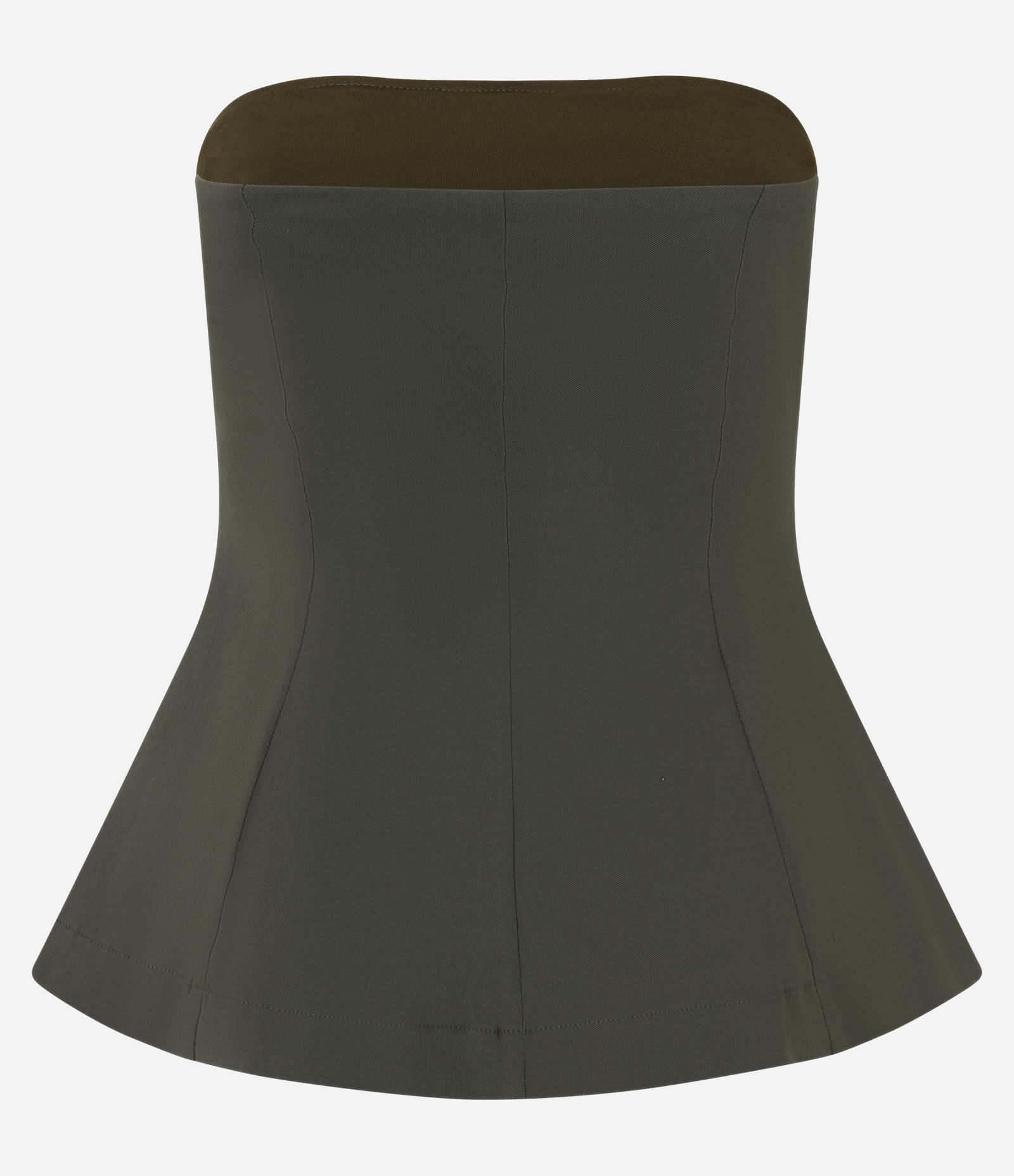 Blusa Peplum em Bengaline Tomara que Caia Verde 5