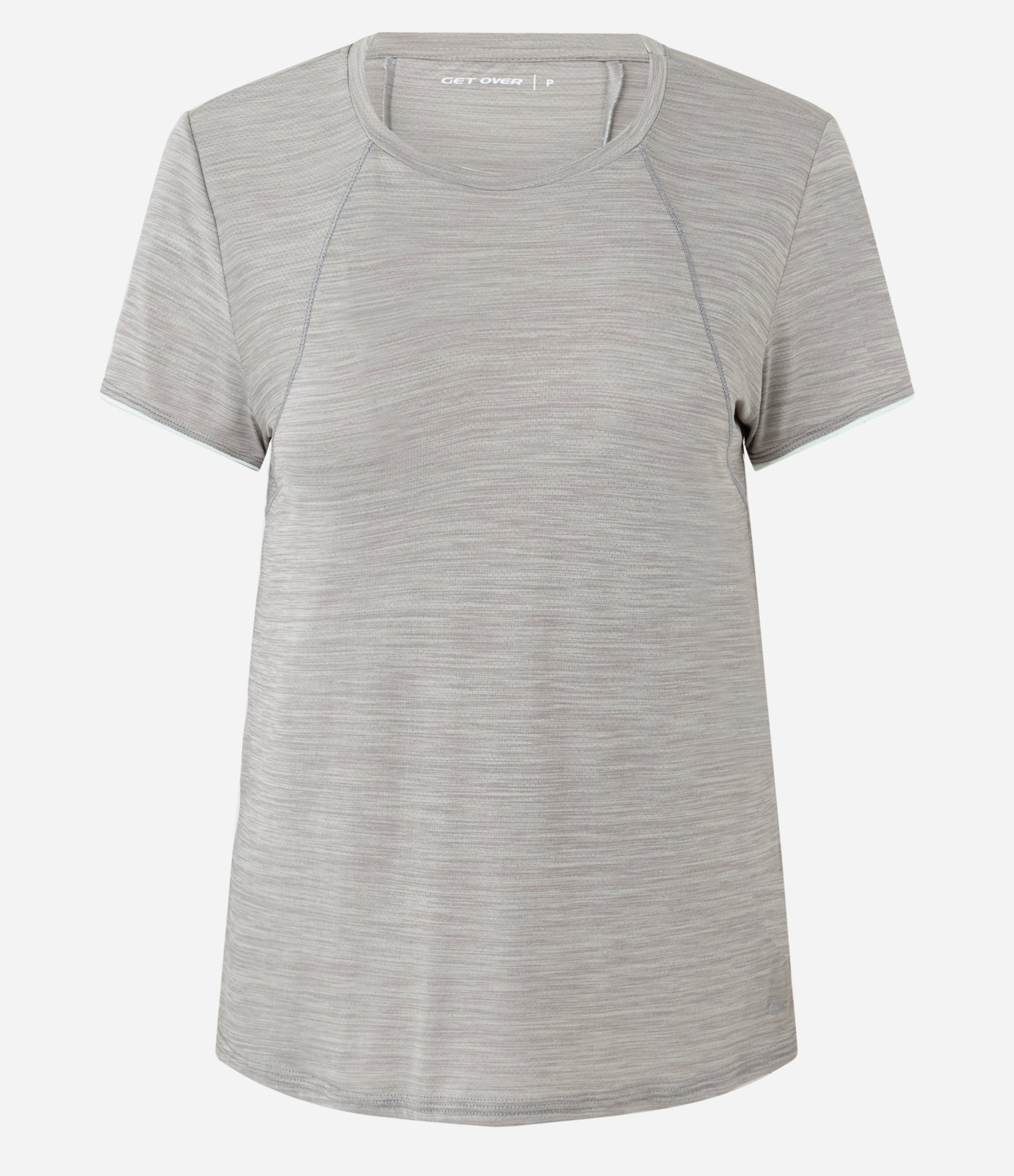 Camiseta Esportiva com Tecnologia Dry e Friso nas Costas Cinza 4