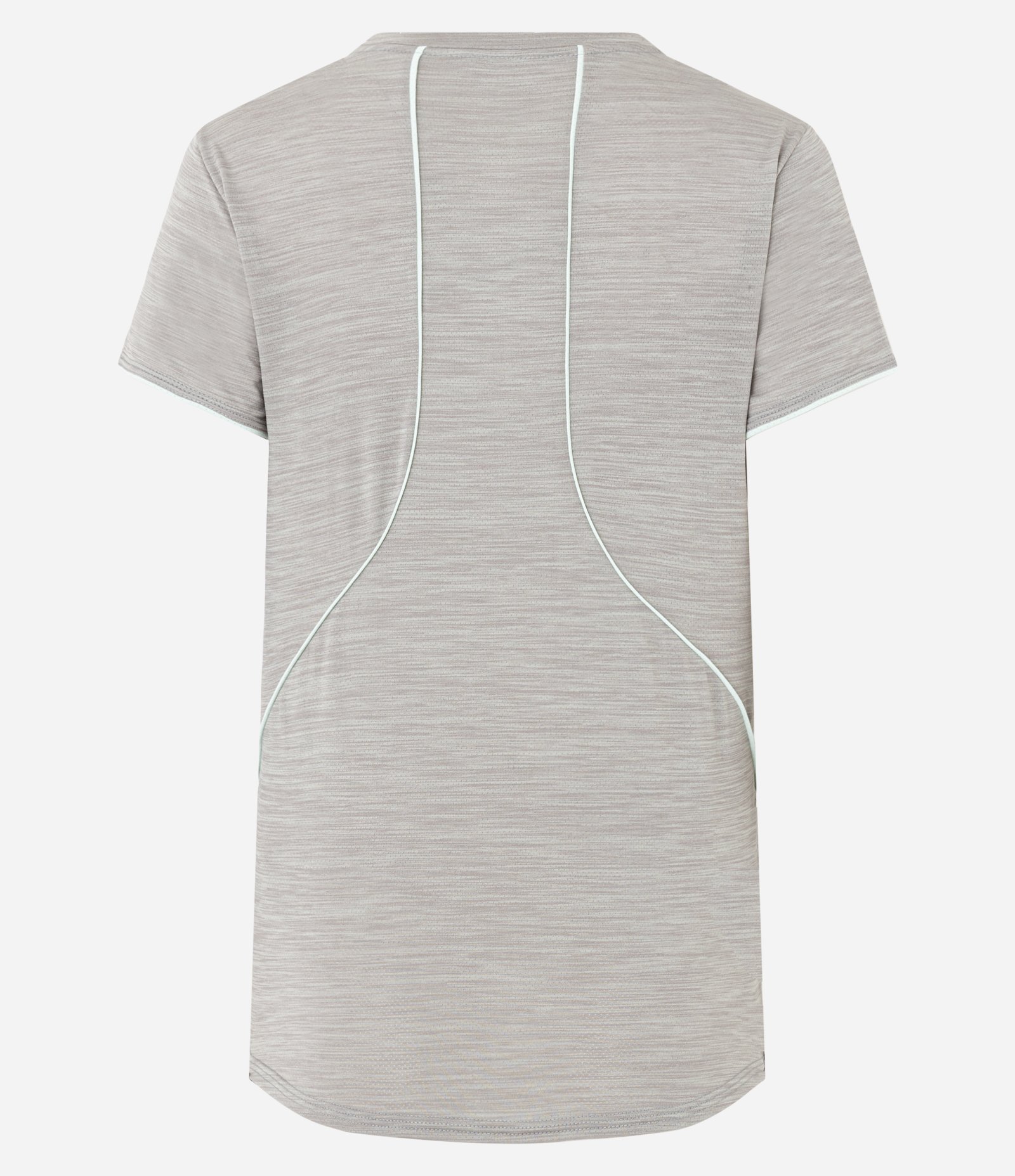 Camiseta Esportiva com Tecnologia Dry e Friso nas Costas Cinza 5