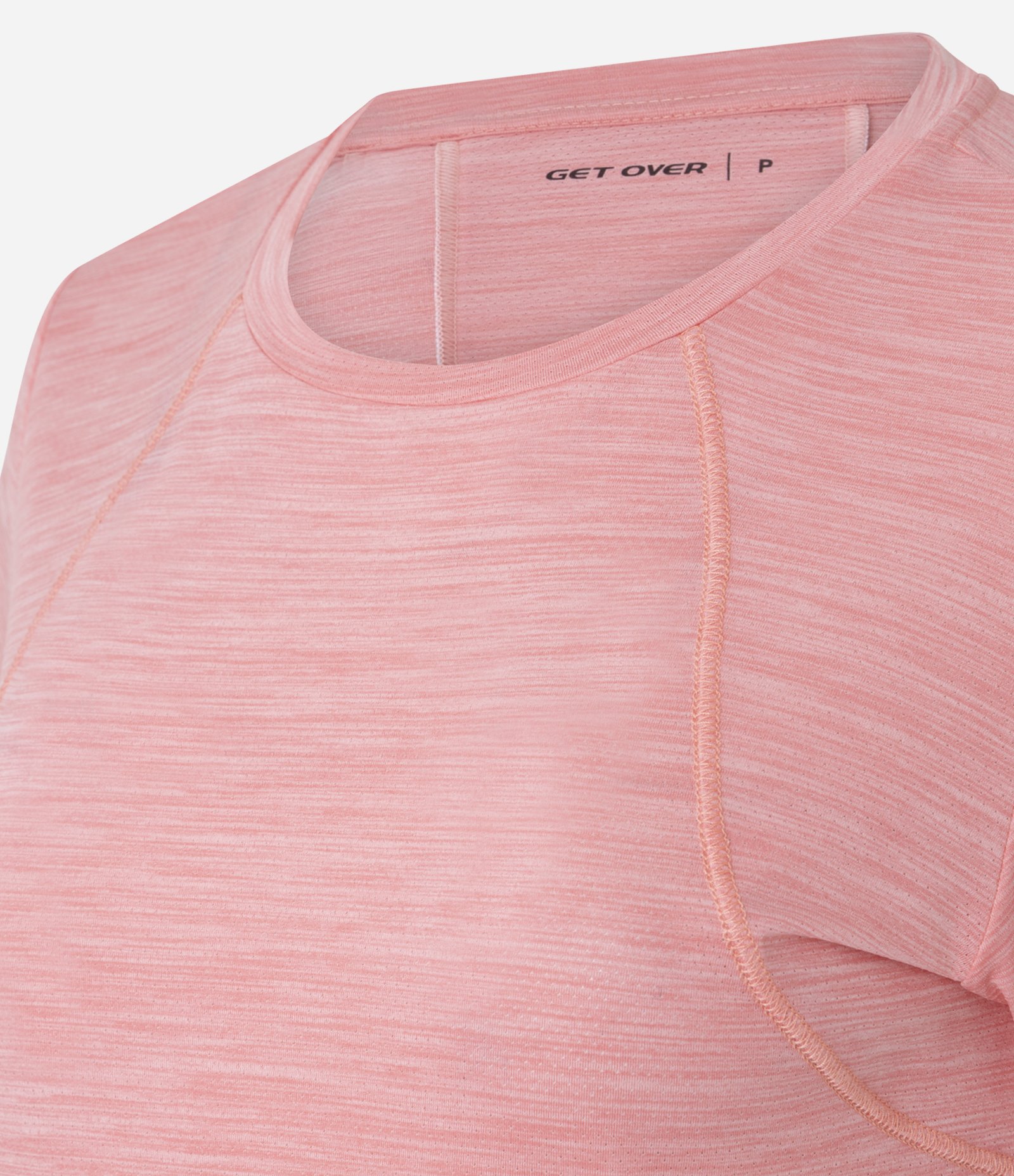 Camiseta Esportiva com Tecnologia Dry e Frisos nas Costas Rosa 6