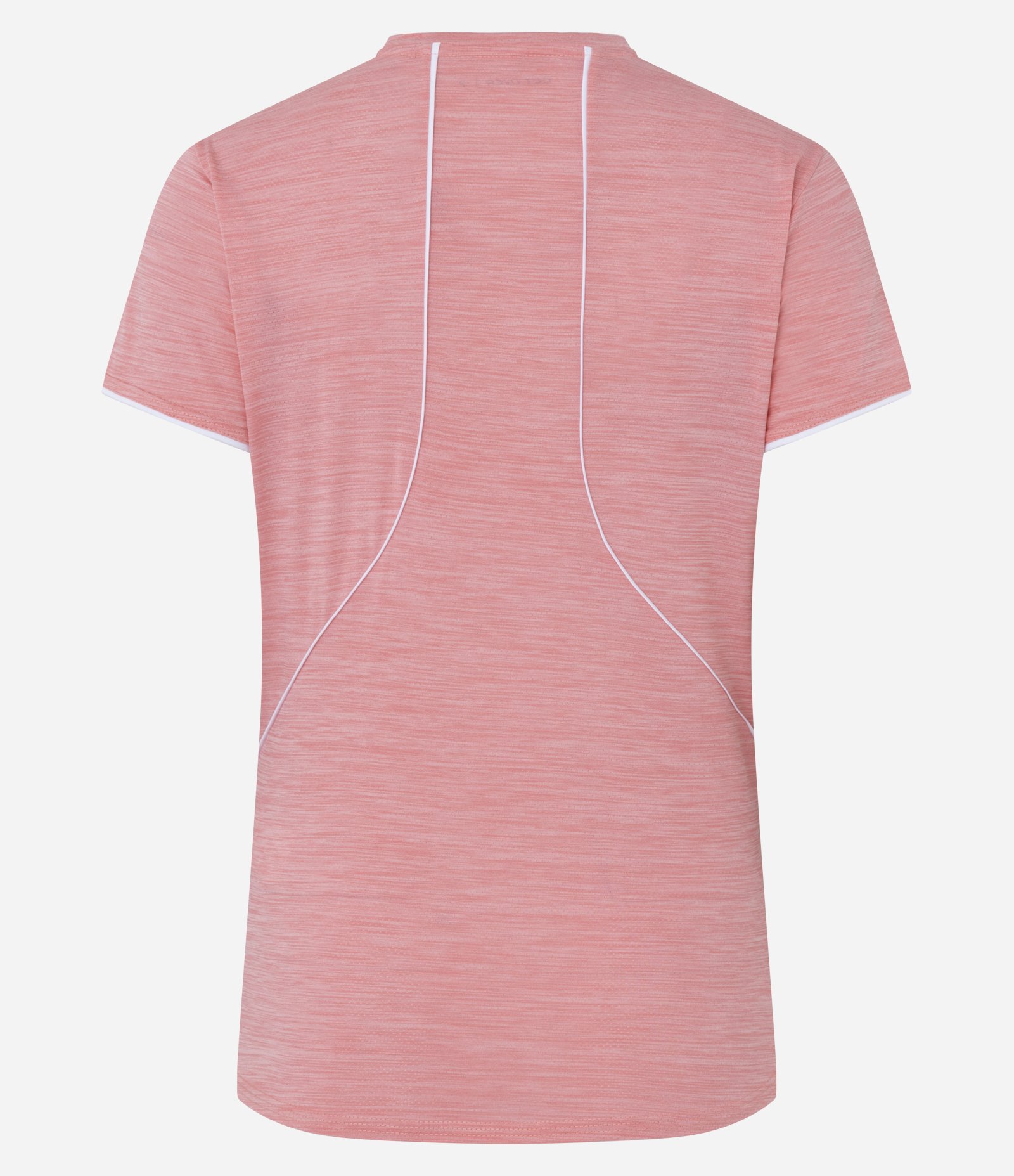 Camiseta Esportiva com Tecnologia Dry e Frisos nas Costas Rosa 7