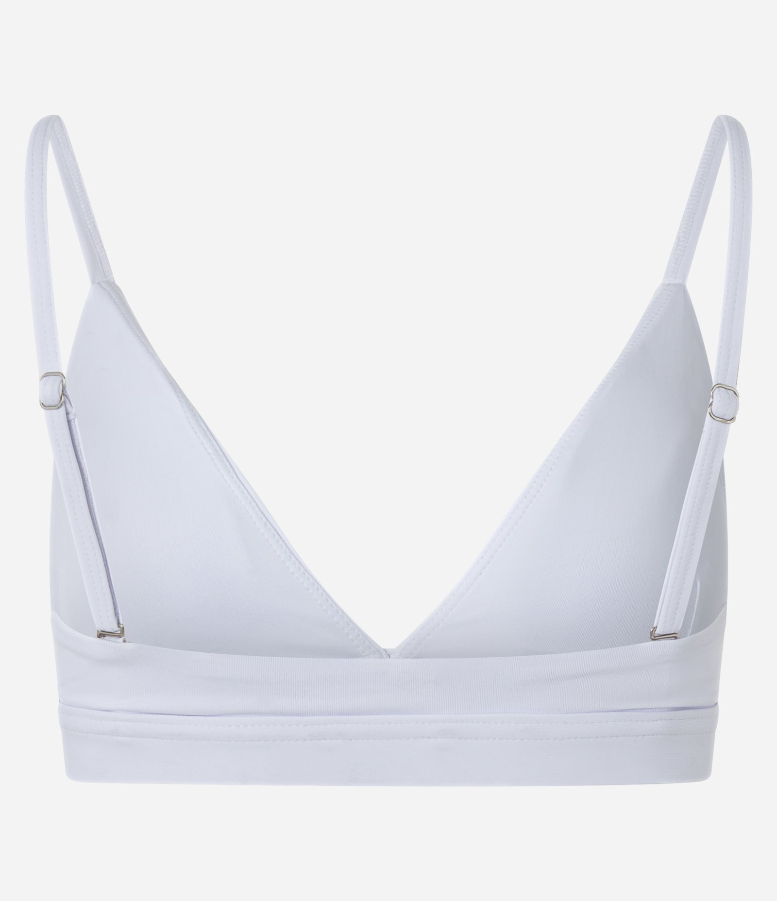 Top Esportivo em Microfibra com Decote V Branco 4