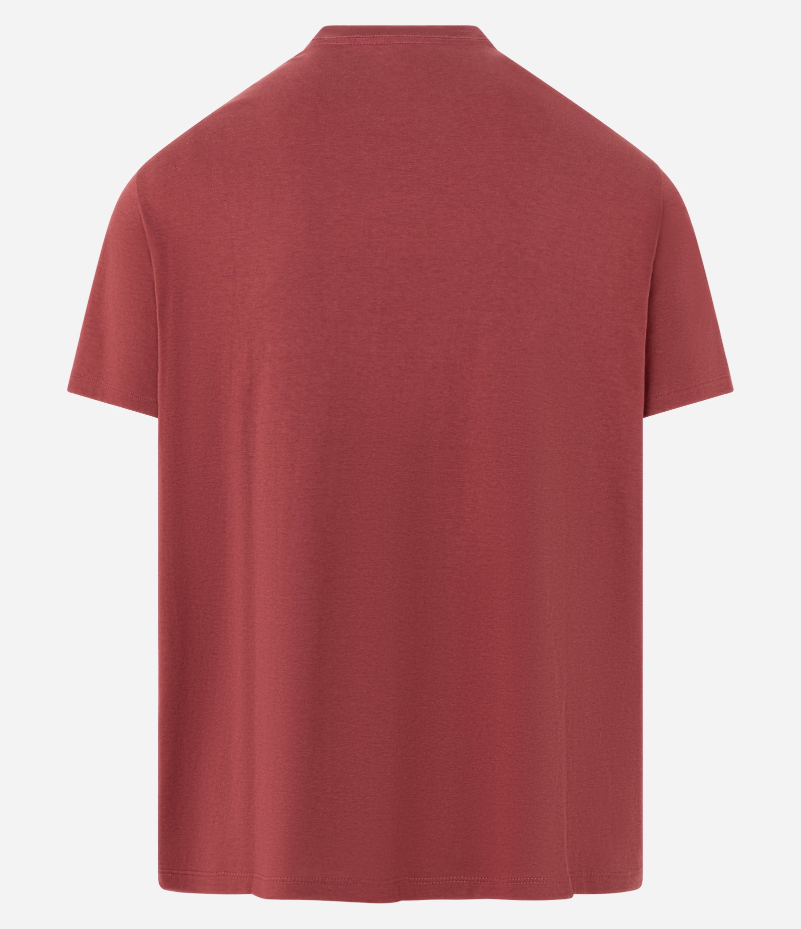 Camiseta Comfort em Algodão Peruano com Estampa Lettering Ilha Vermelho 2