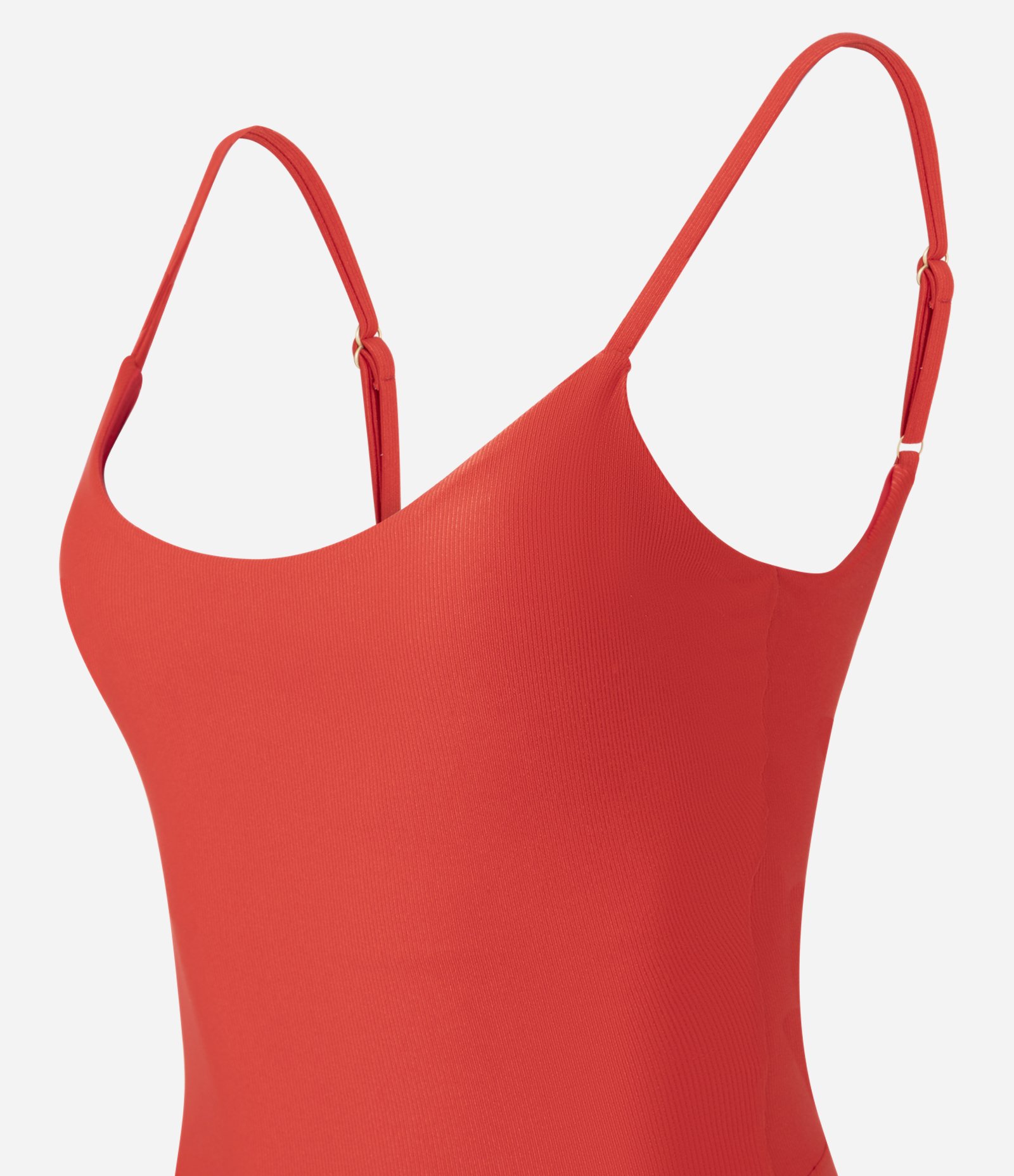 Macaquinho Esportivo em Microfibra com Bojo Vermelho 7