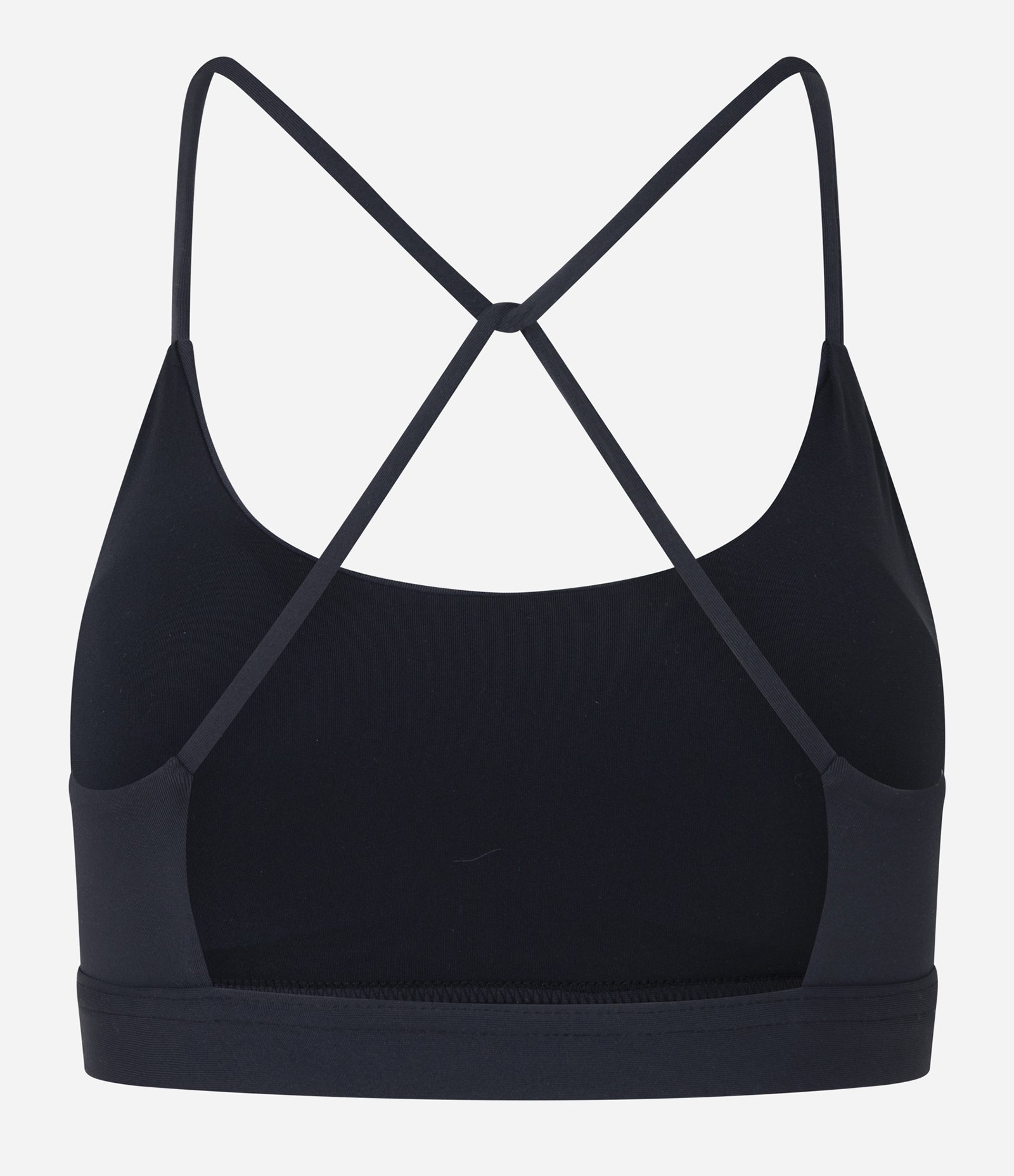 Top Bojo Esportivo em Microfibra com Alças Finas Cruzadas Preto 5