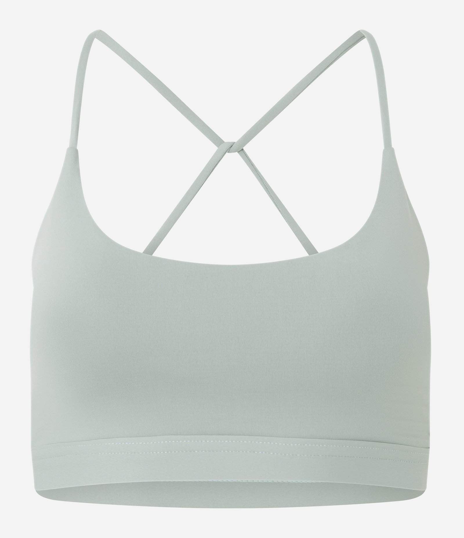 Top Bojo Esportivo em Microfibra com Alças Finas Cruzadas Verde 4