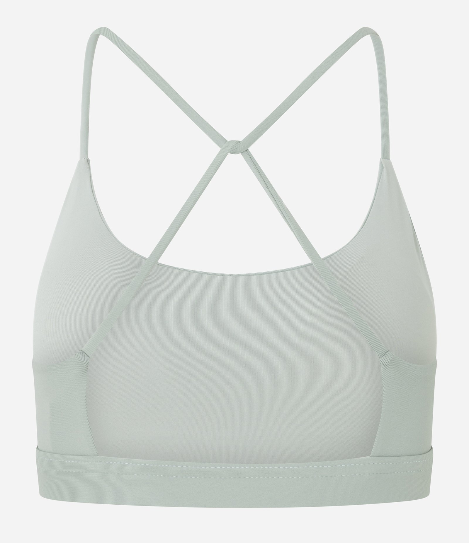 Top Bojo Esportivo em Microfibra com Alças Finas Cruzadas Verde 5