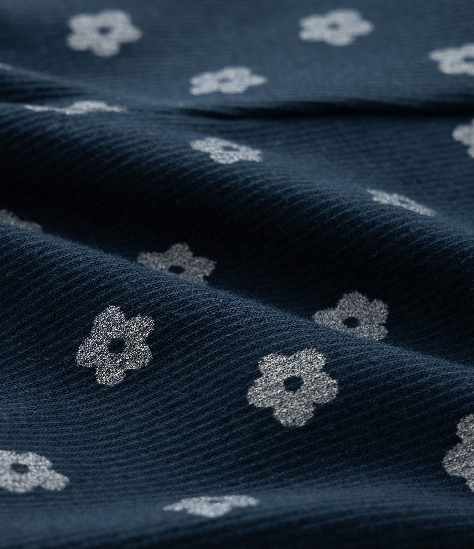 Calça Flare Infantil com Estampa Florzinhas - Tam 0 a 18 meses Azul 4