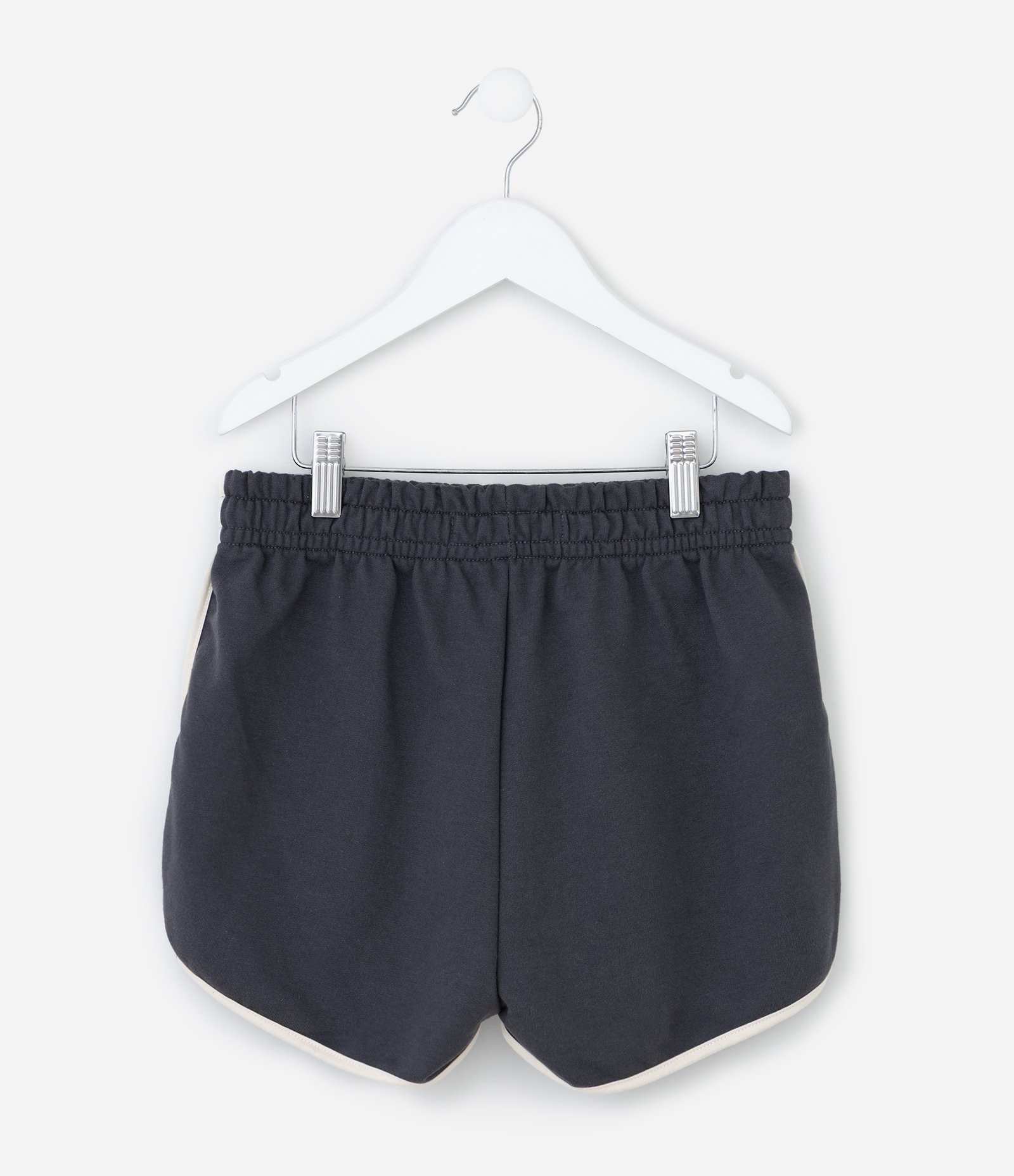 Short Infantil Runner em Moletom sem Felpa com Estampa de Flor - Tam 7 a 14 Anos Azul 2