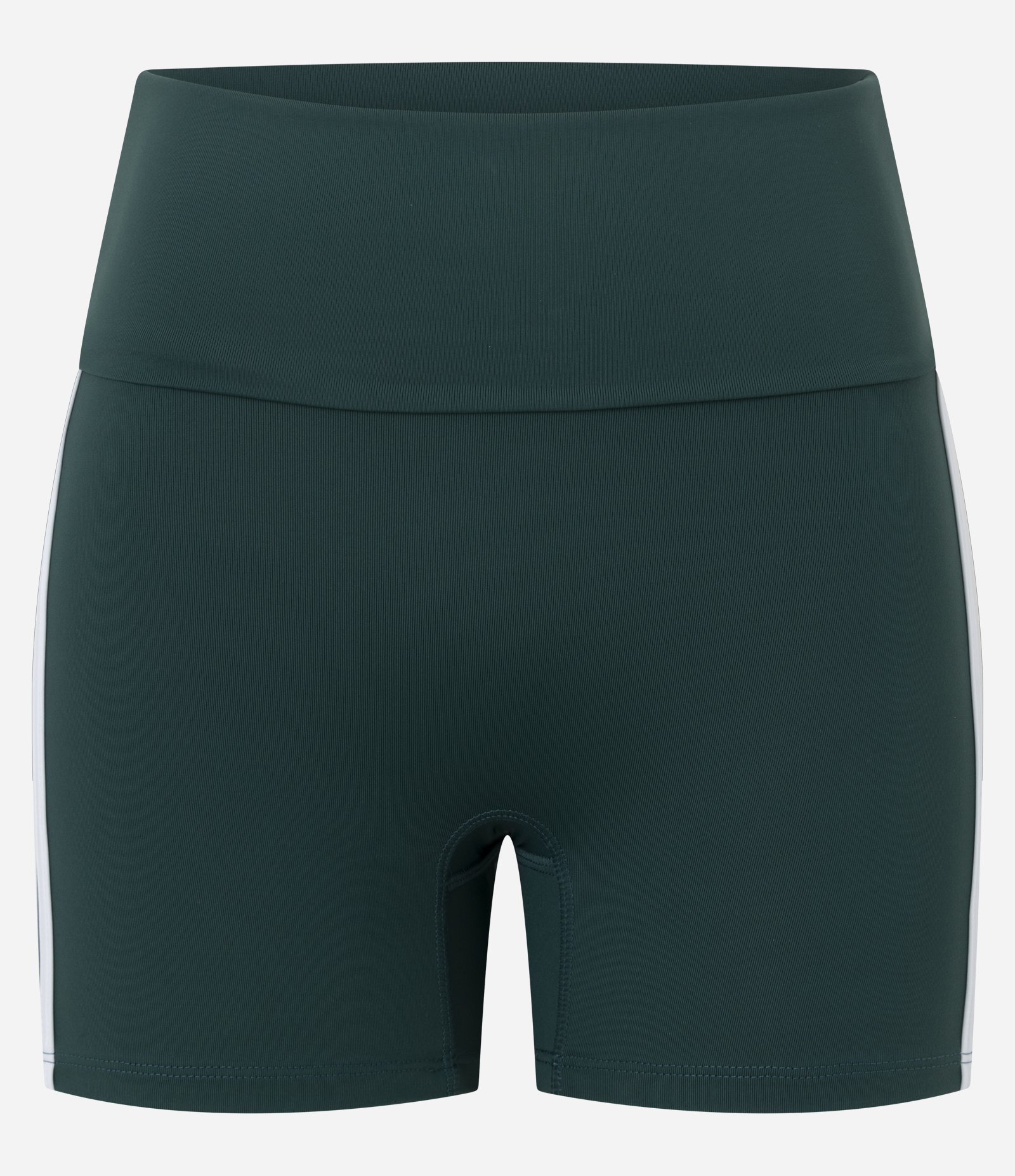 Bermuda Crossfiteira Esportiva com Cós Dobrado e Viés Contrastante Verde 7