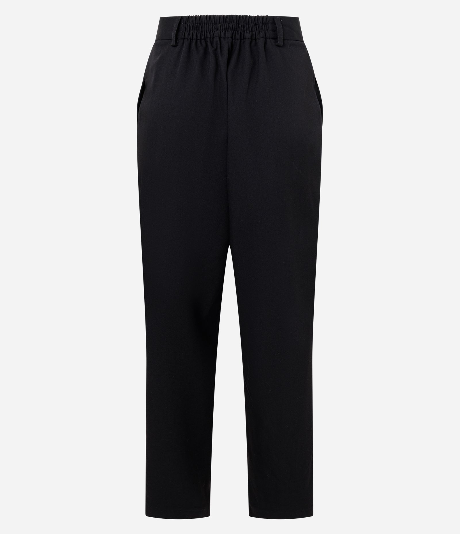 Calça Reta Alfaiatada com Textura e Bolsos Preto 5