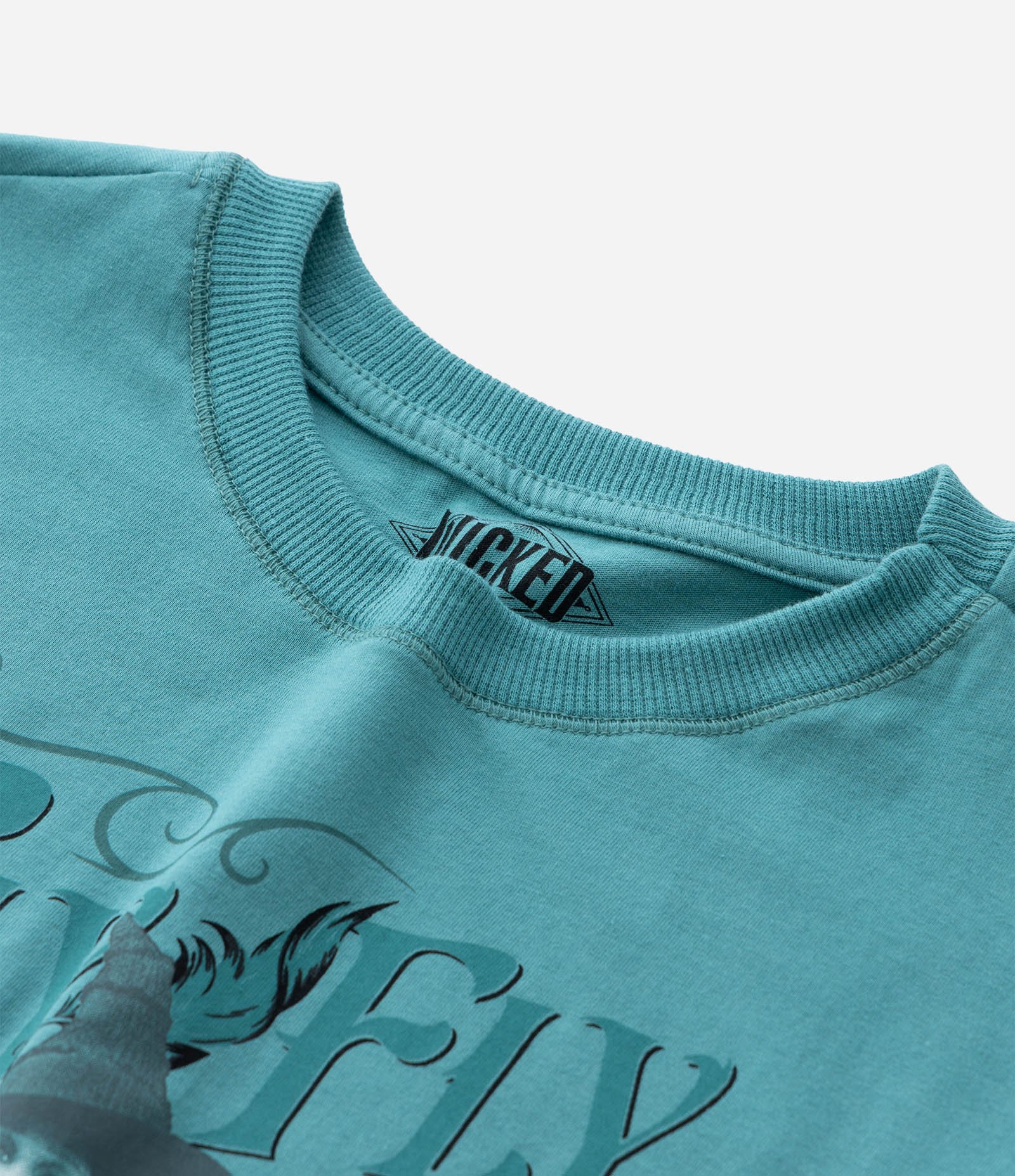 Camiseta Infantil com Estampa de Wicked Elphaba - Tam 5 a 14 Anos Verde 5