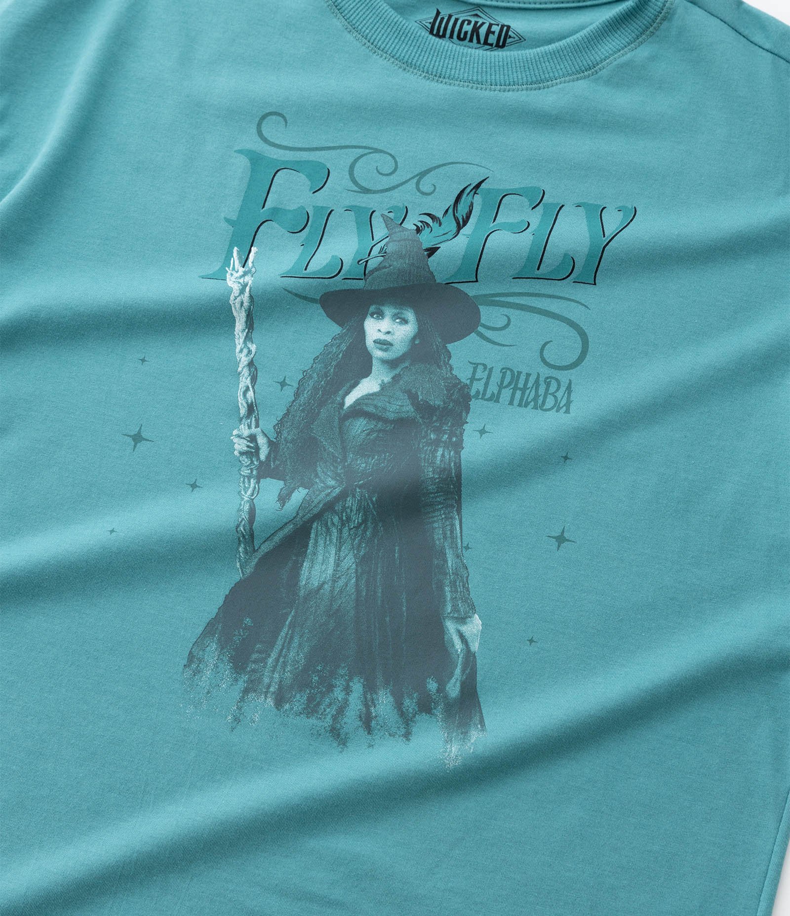 Camiseta Infantil com Estampa de Wicked Elphaba - Tam 5 a 14 Anos Verde 6