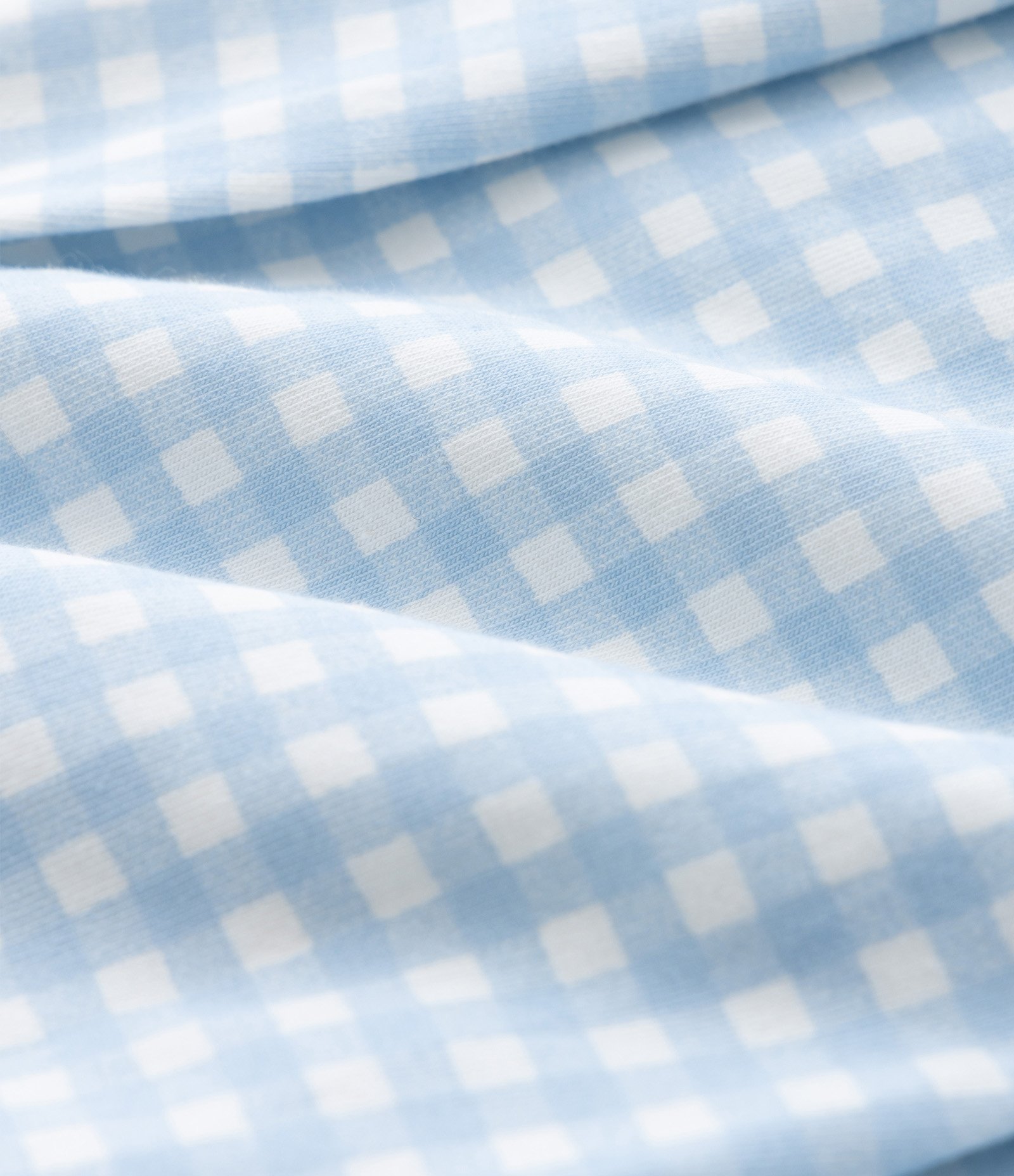 Short Saia Infantil com Estampa Xadrez Vichy - Tam 5 a 16 Anos Branco/Azul 3