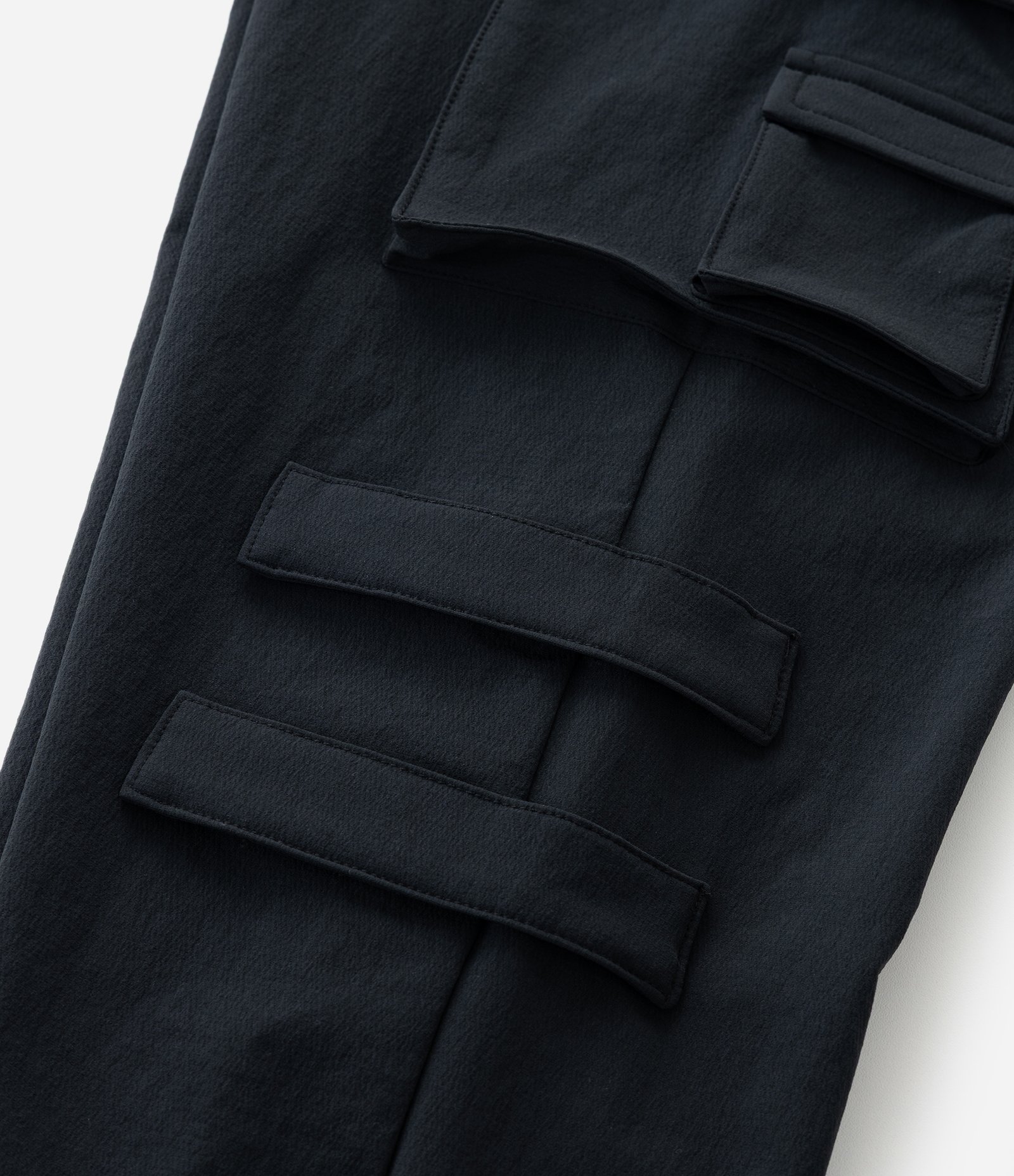 Calça Infantil em Microfibra com Bolsos e Velcro - Tam 5 a 14 Anos Preto 8