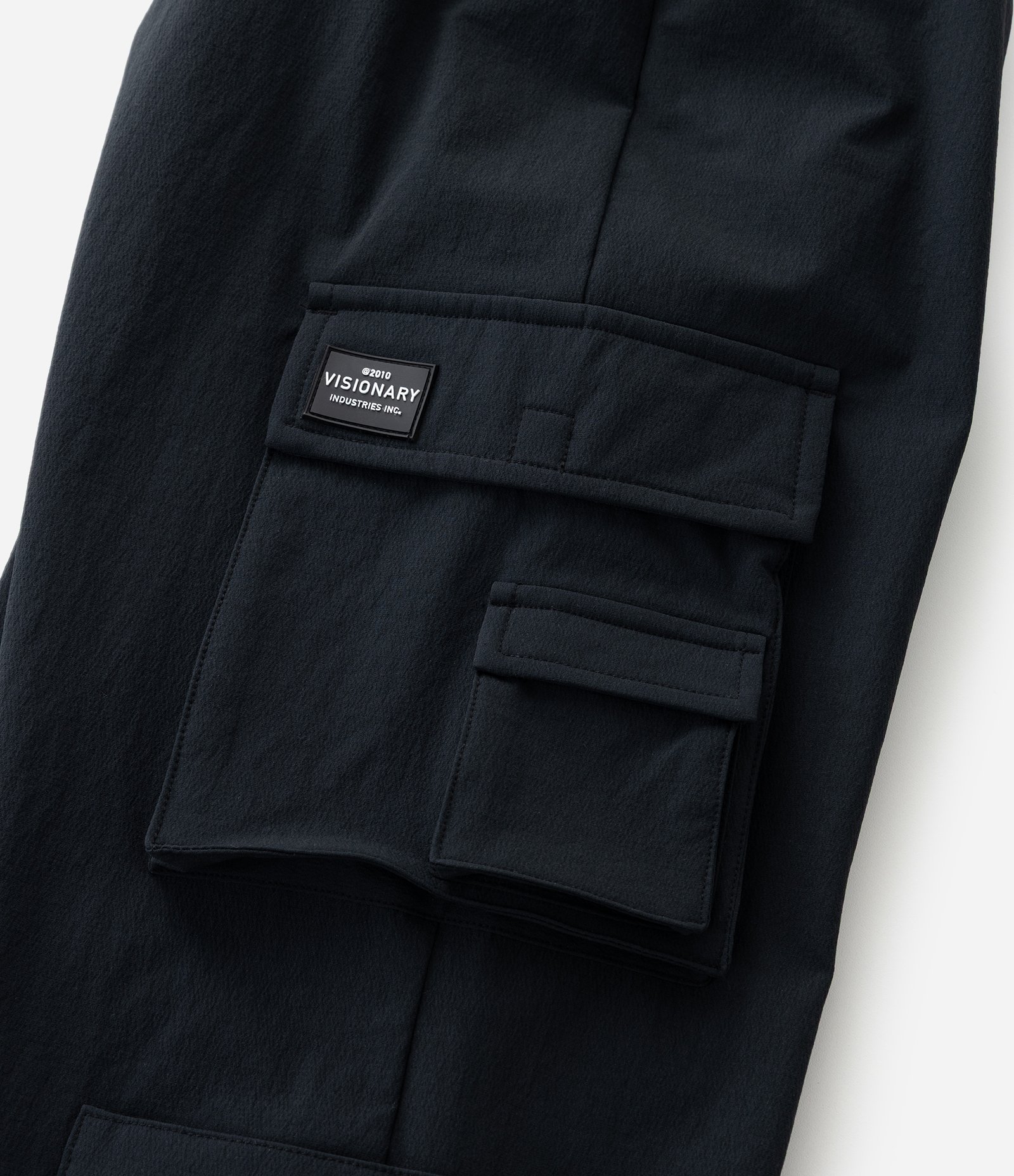 Calça Infantil em Microfibra com Bolsos e Velcro - Tam 5 a 14 Anos Preto 10