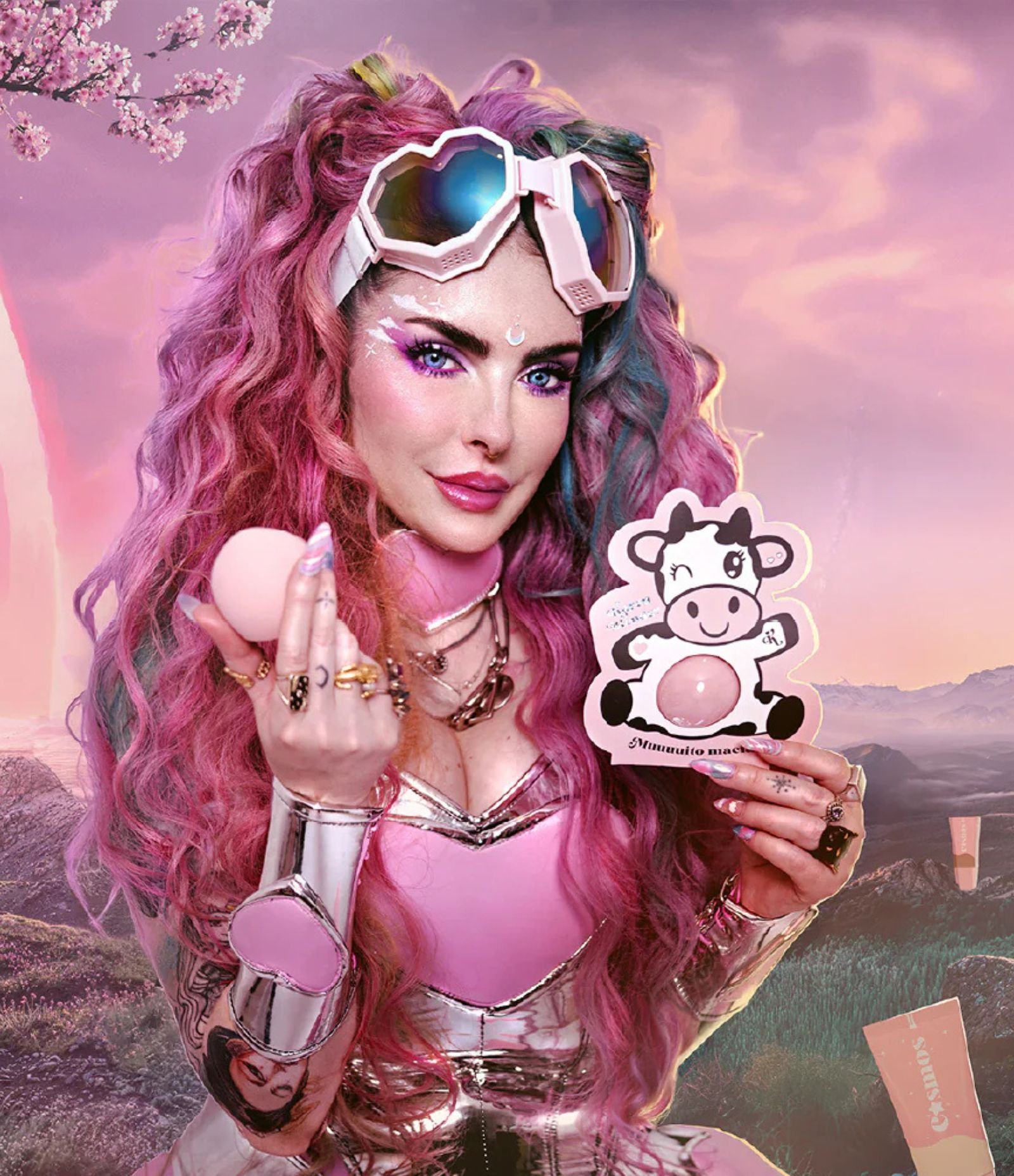 Esponja de Maquiagem Karen Blender By Karen Bachini Rosa 2