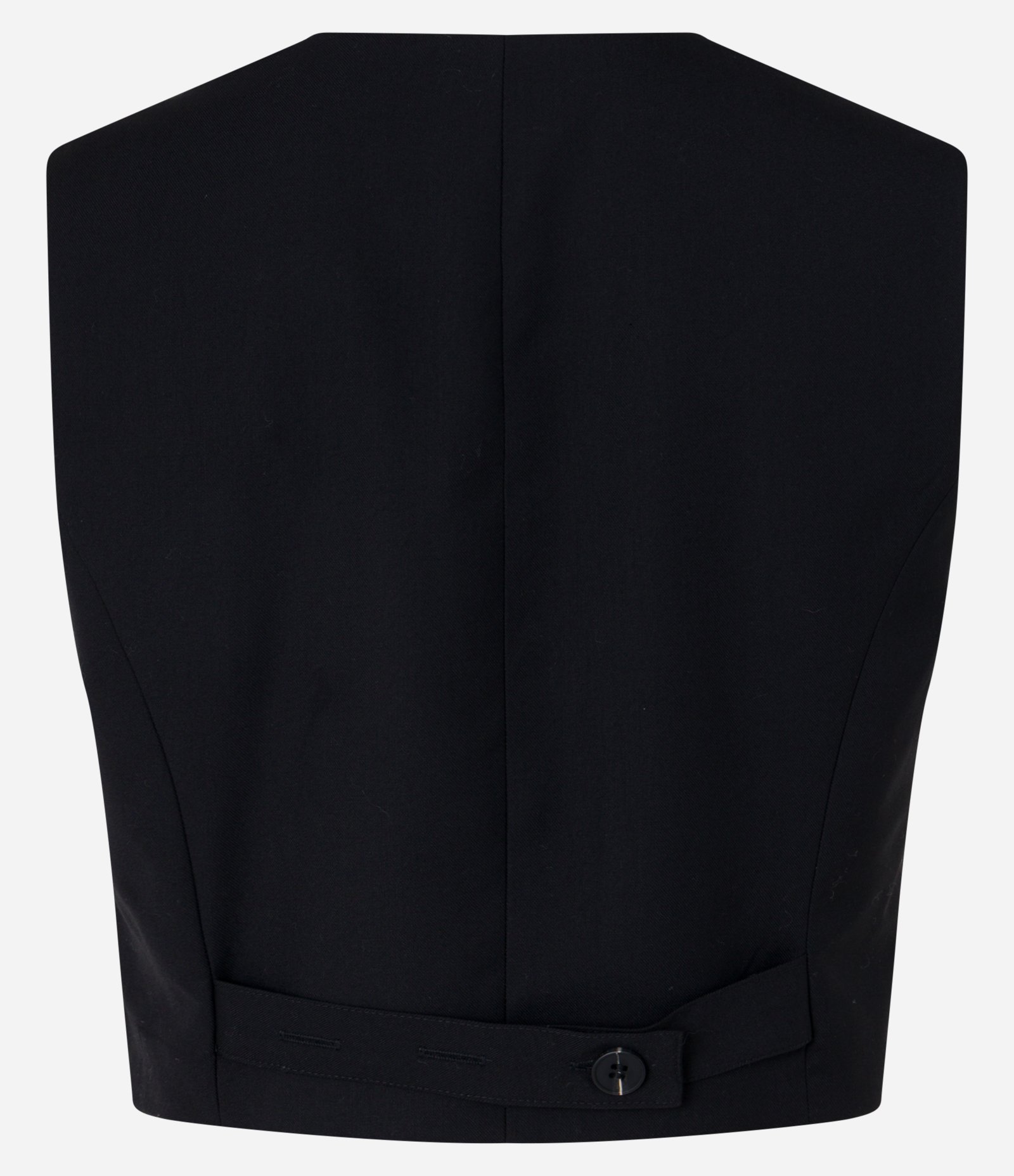 Colete Alfaiatado com Botões e Ajuste nas Costas Preto 12