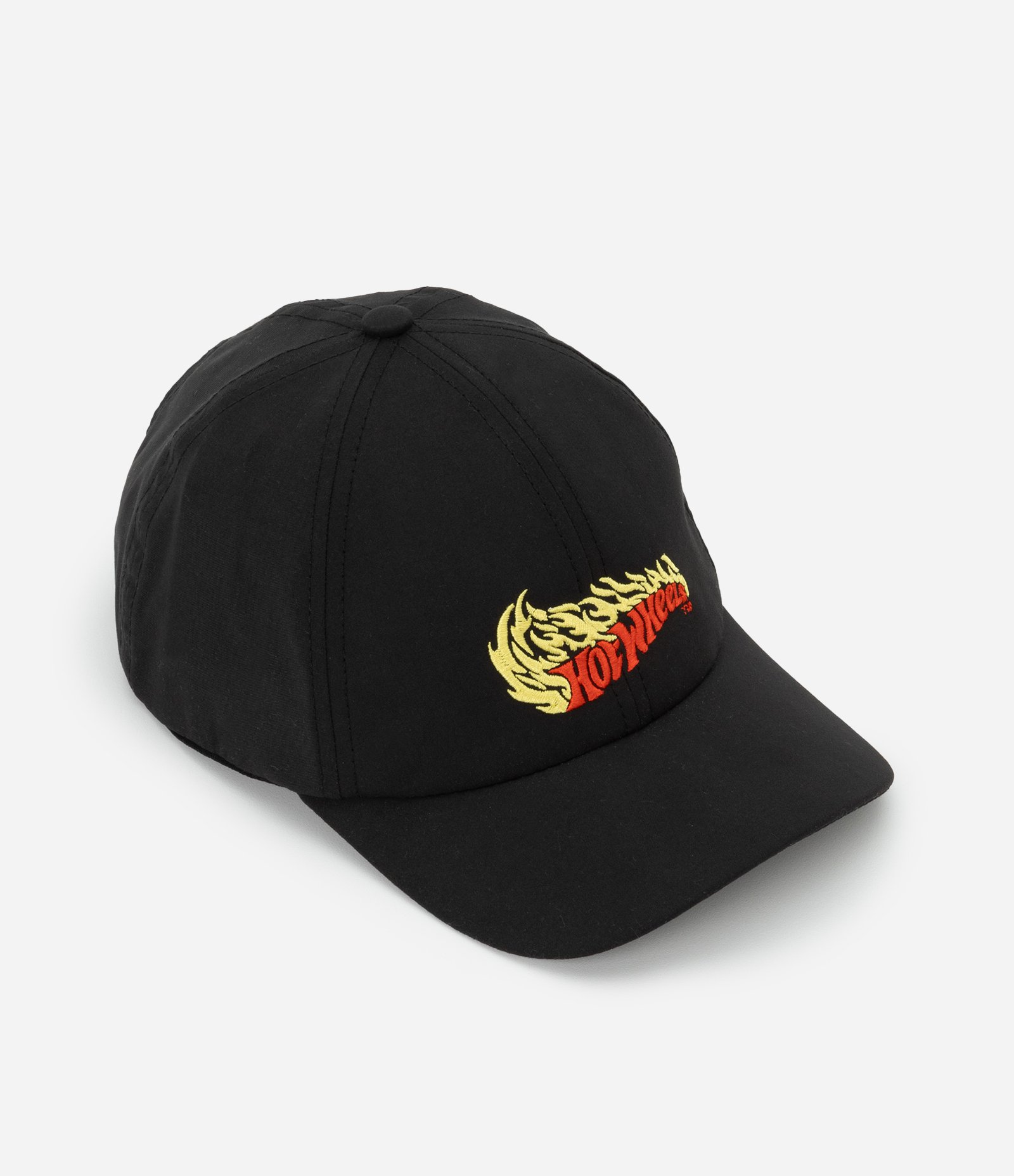 Boné Infantil Aba Curva com Bordado Hot Wheels - Tam Único Preto 1