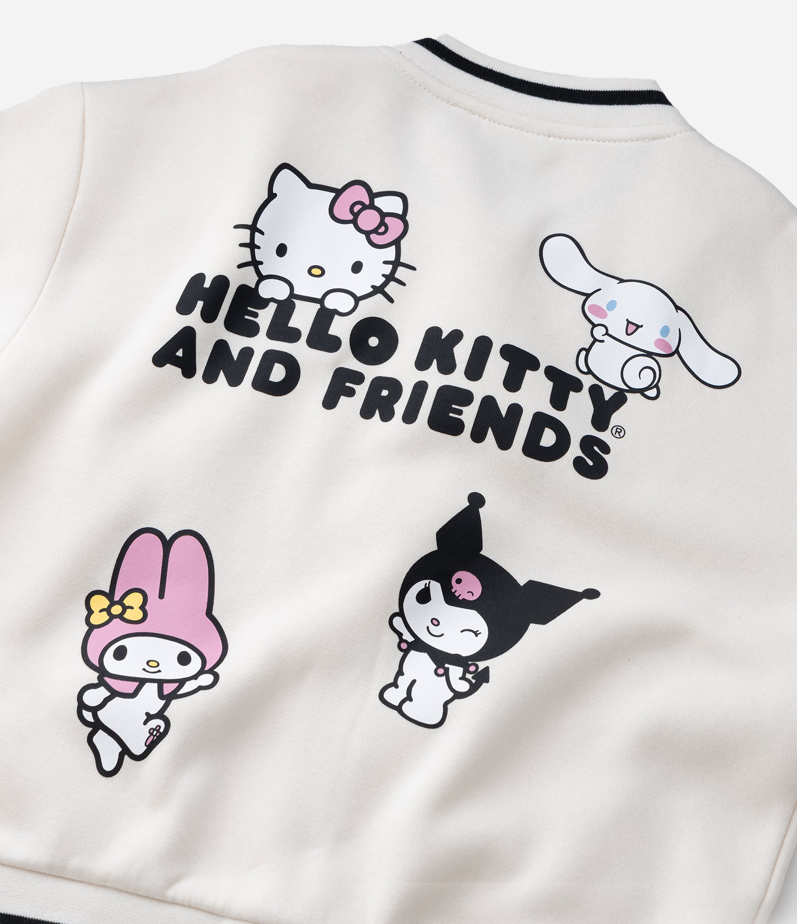 Jaqueta Infantil Regular com Estampa Hello Kitty And Friends Tam 5 A 14 Off White 9