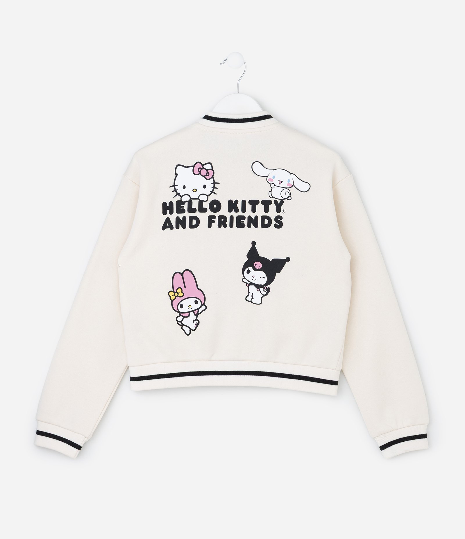 Jaqueta Infantil Regular com Estampa Hello Kitty And Friends Tam 5 A 14 Off White 2