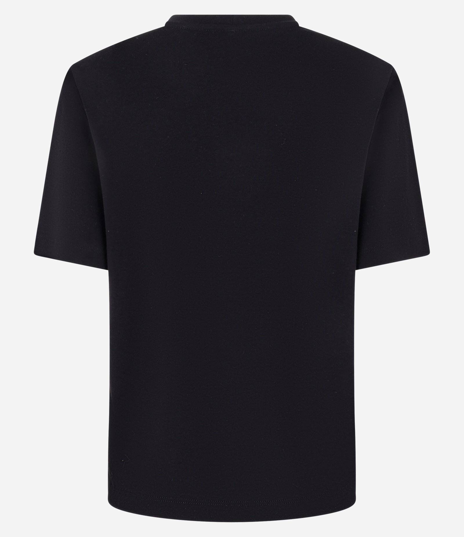 Blusa T-shirt com Ombreiras Cinza Escuro 5