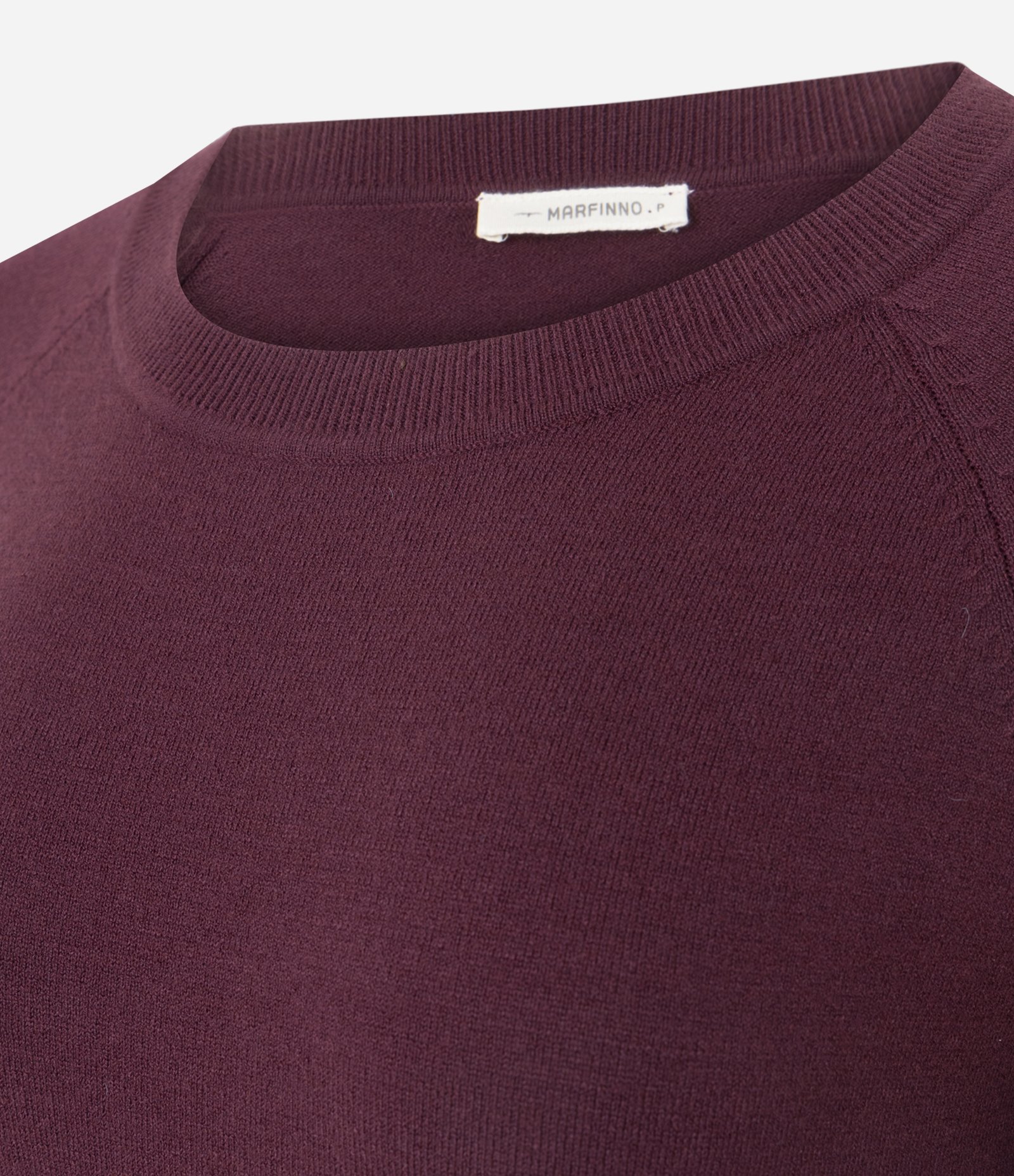 Suéter em Tricô com Gola Redonda Roxo 3