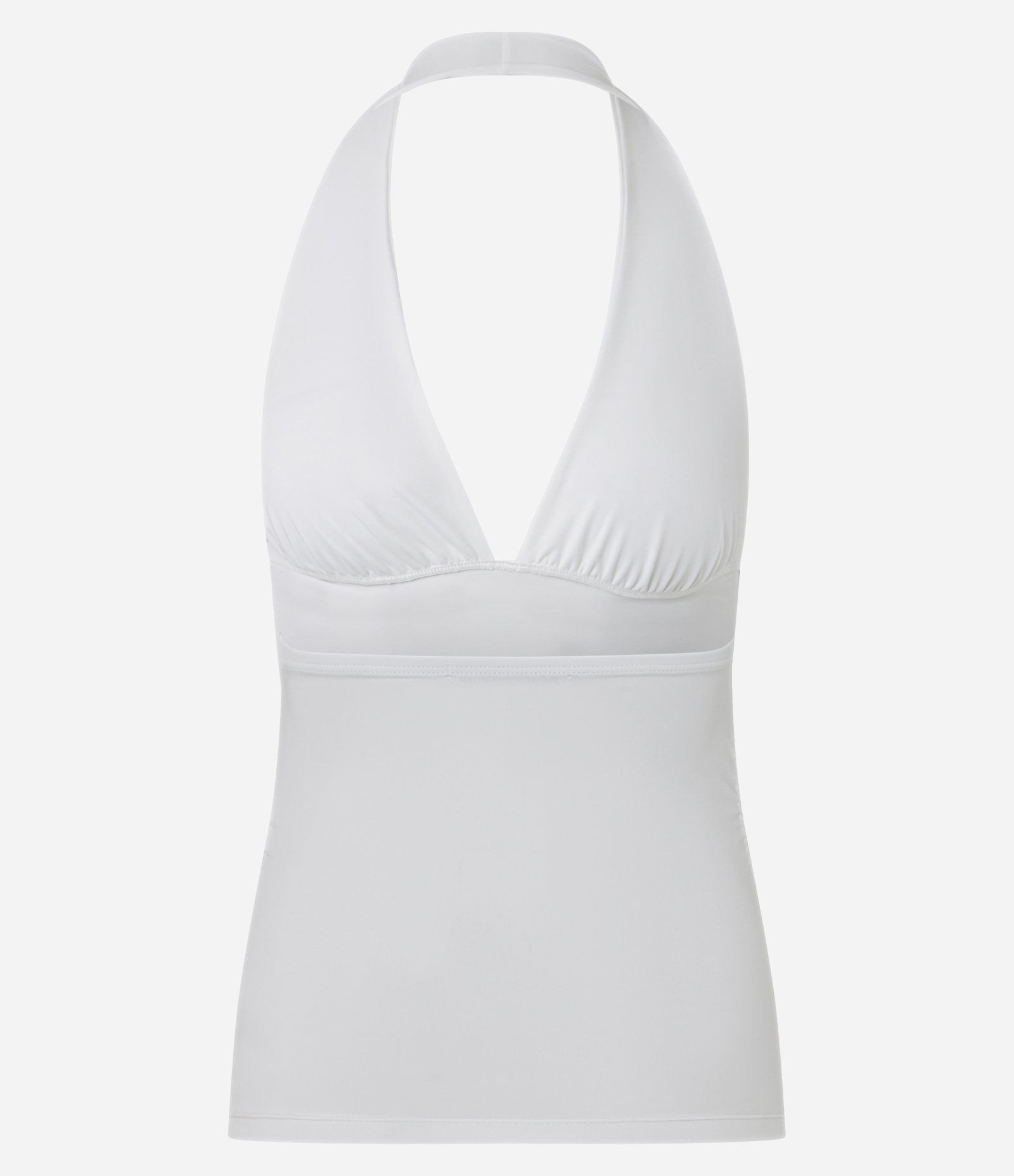 Blusa Frente Única com Franzidos Laterais Branco 5