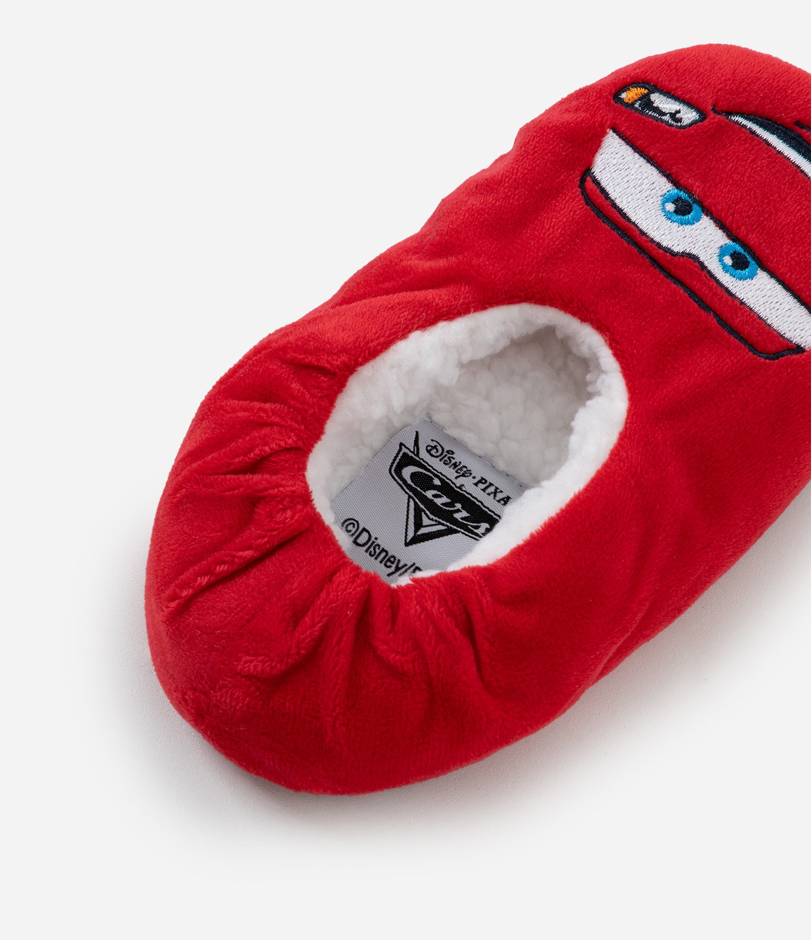 Meia Sapatilha Infantil Relâmpago McQueen - Tam 22 ao 30 Vermelho 2