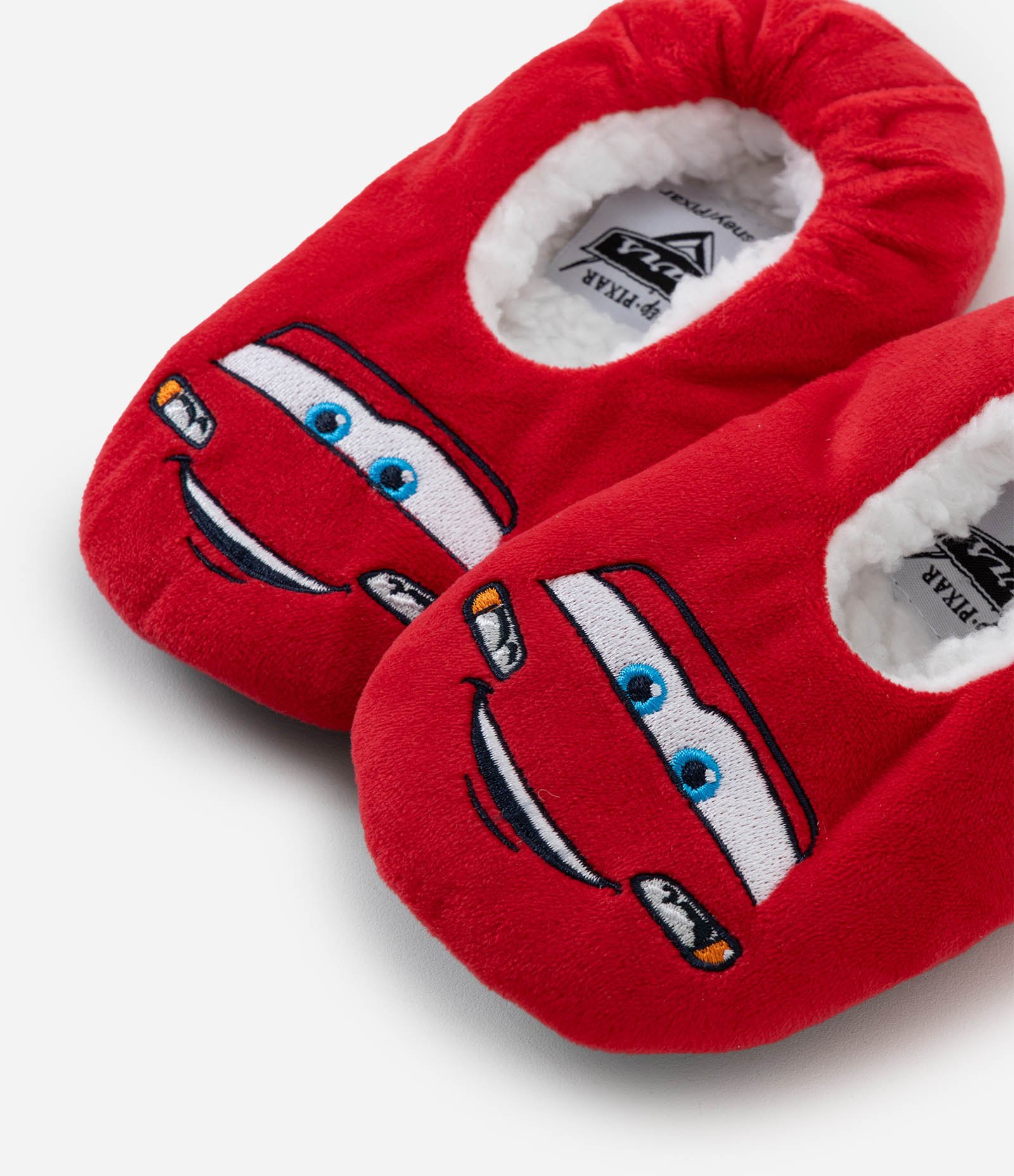 Meia Sapatilha Infantil Relâmpago McQueen - Tam 22 ao 30 Vermelho 4