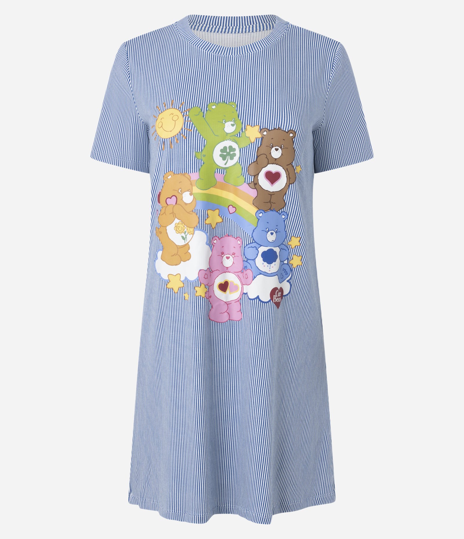 Camisola em Viscose com Estampa dos Ursinhos Carinhosos Azul 4