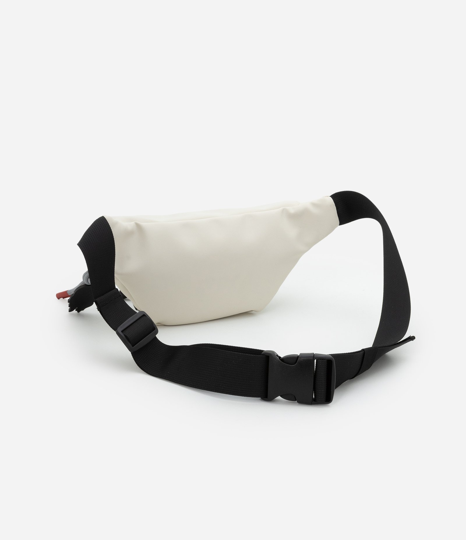 Bolsa Infantil Pochete em PVC com Detalhe Trançador - Tam Único Off White 3