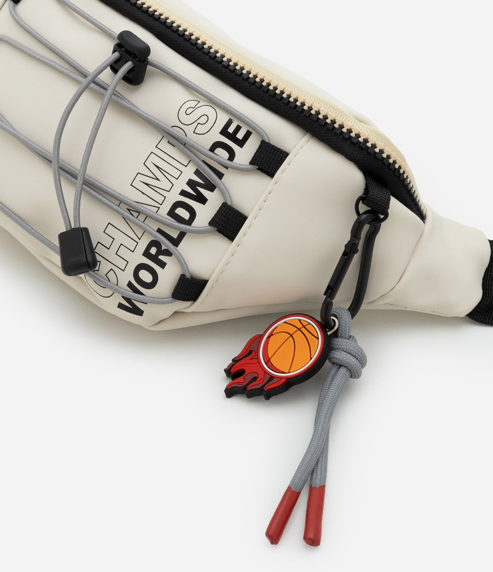 Bolsa Infantil Pochete em PVC com Detalhe Trançador - Tam Único Off White 4