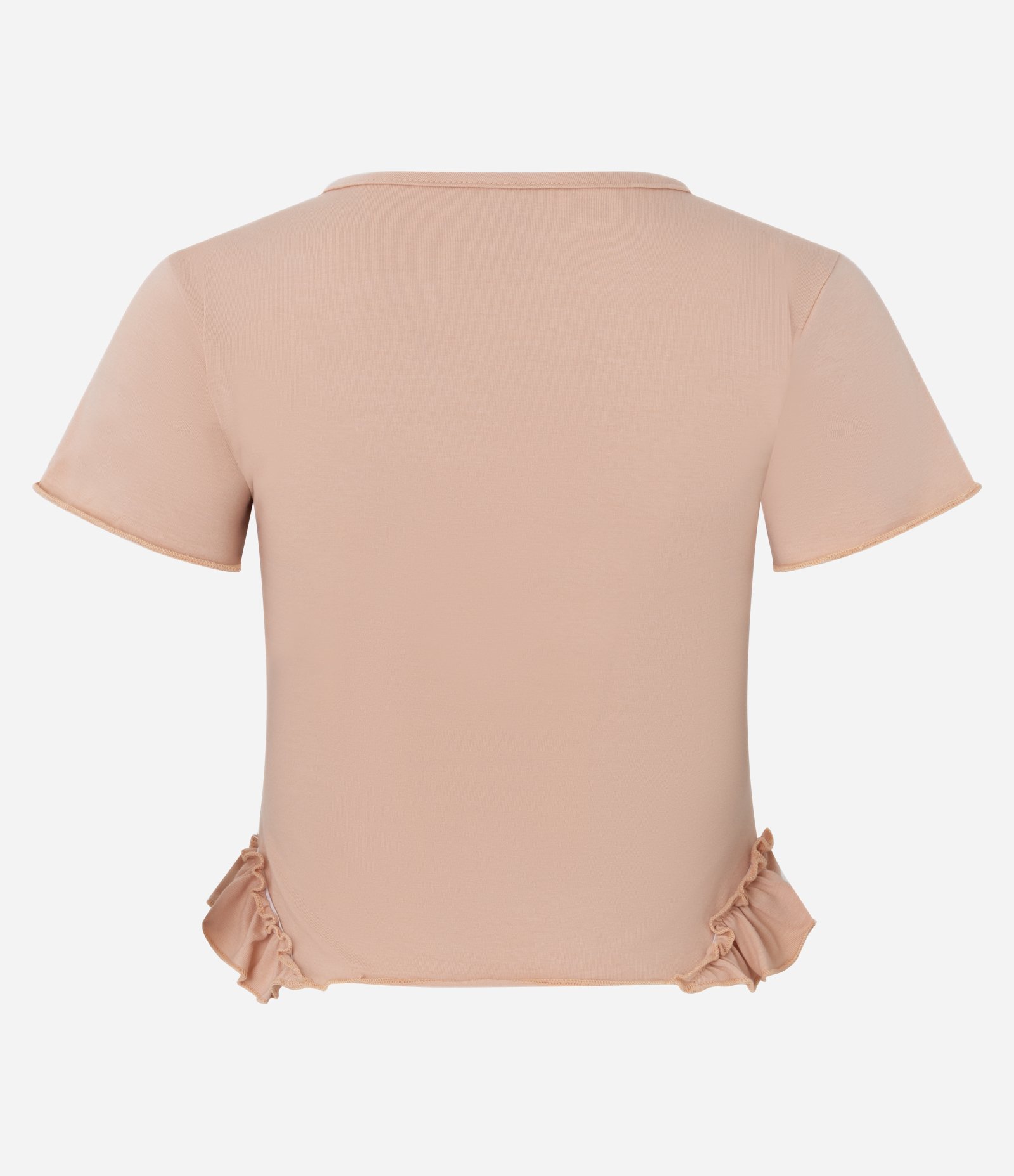 Blusa em Algodão com Babado e Estampa Praia Colar 6