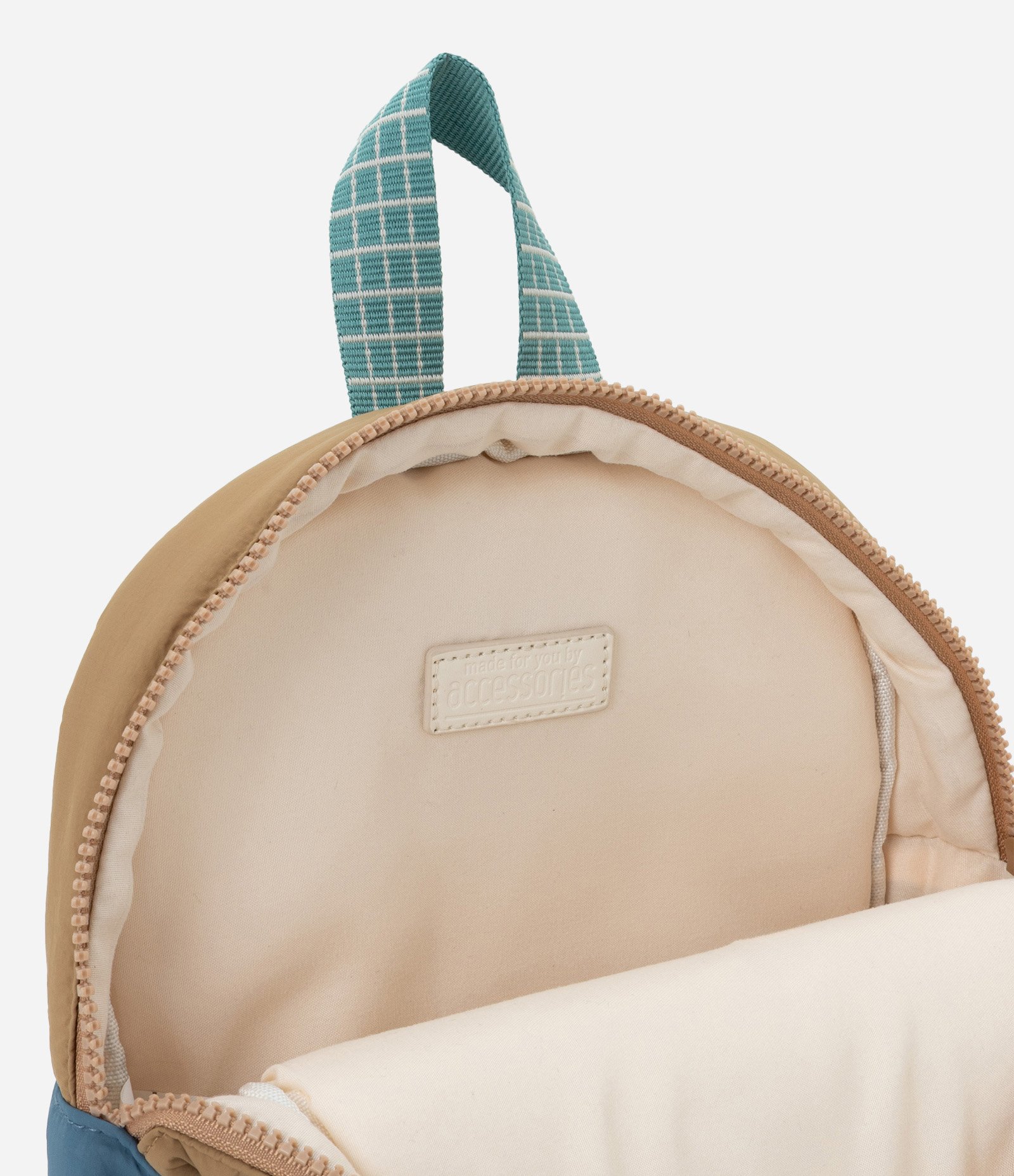 Mochila Infantil com Estampa de Dinossauros – Tam U Bege/Azul 5