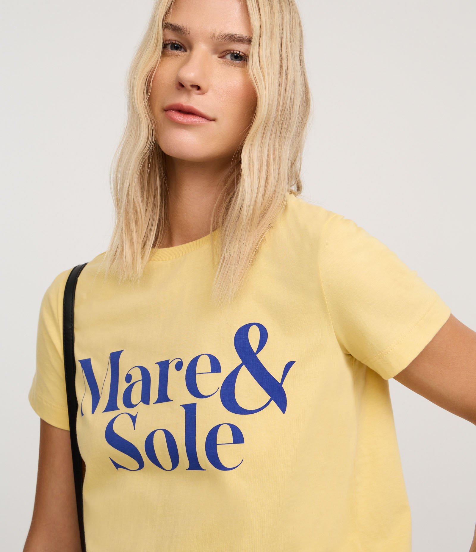 Blusa em Algodão com Estampa Marie & Sole Amarelo 3