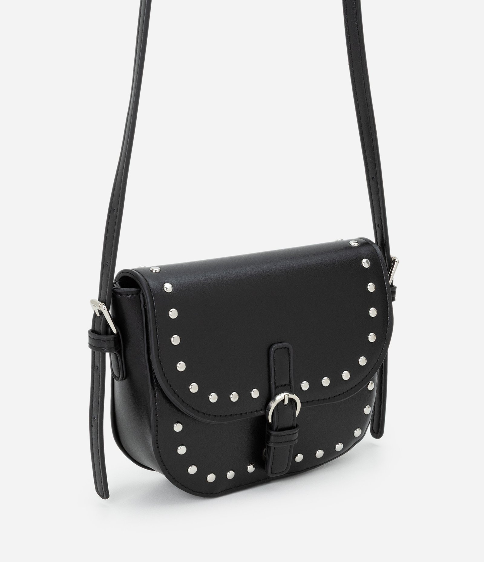 Bolsa Infantil em PU com Tachinhas – Tam U Preto 1