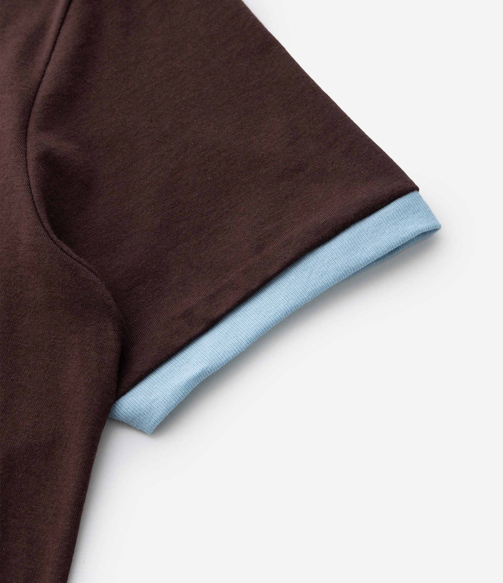 Camiseta Baby Tee Sportcore com Ribana e Estampa Lettering 86 Marrom 5