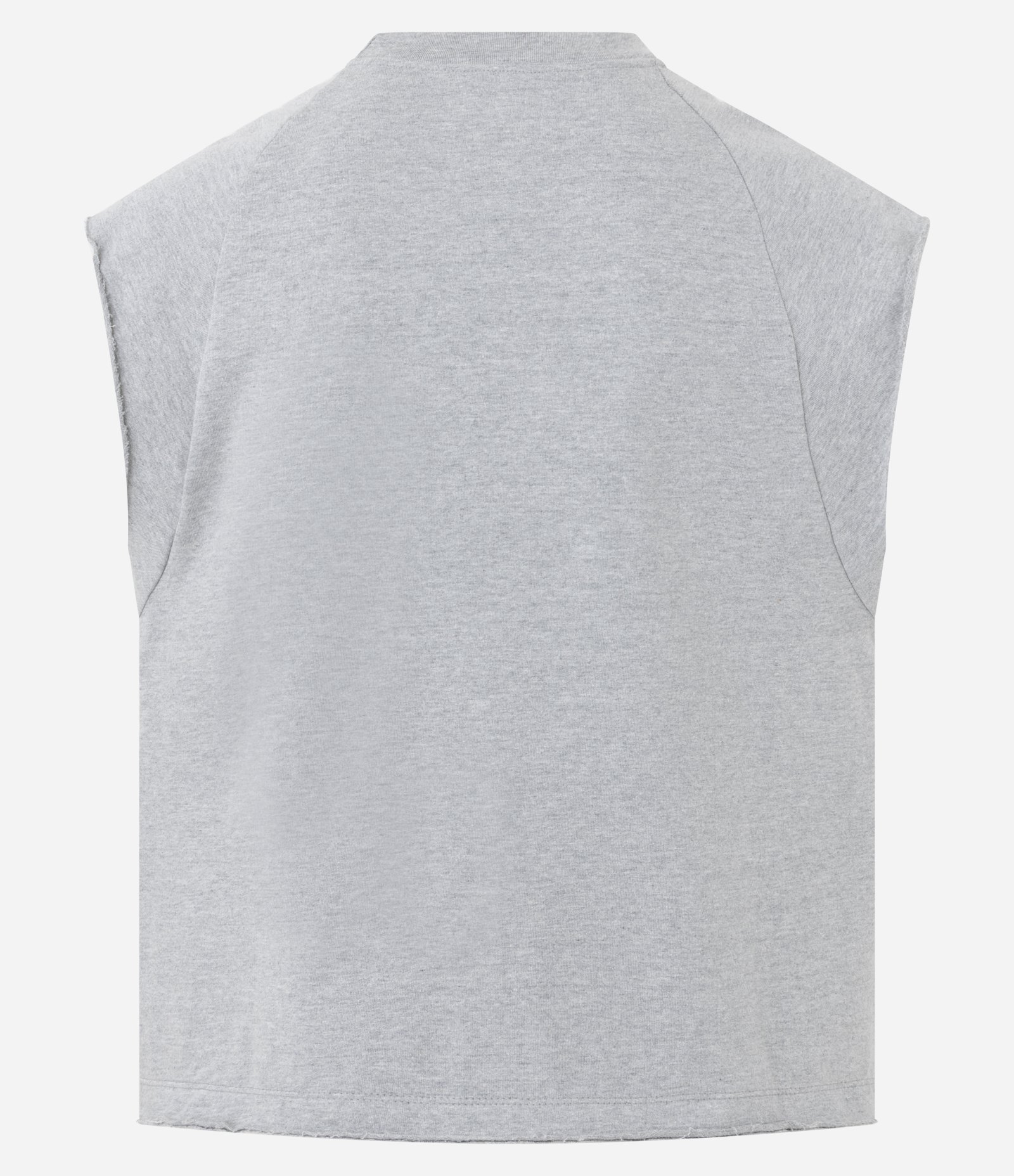 Regata Boxy em Moletinho com Estampa Lettering California Cinza 7